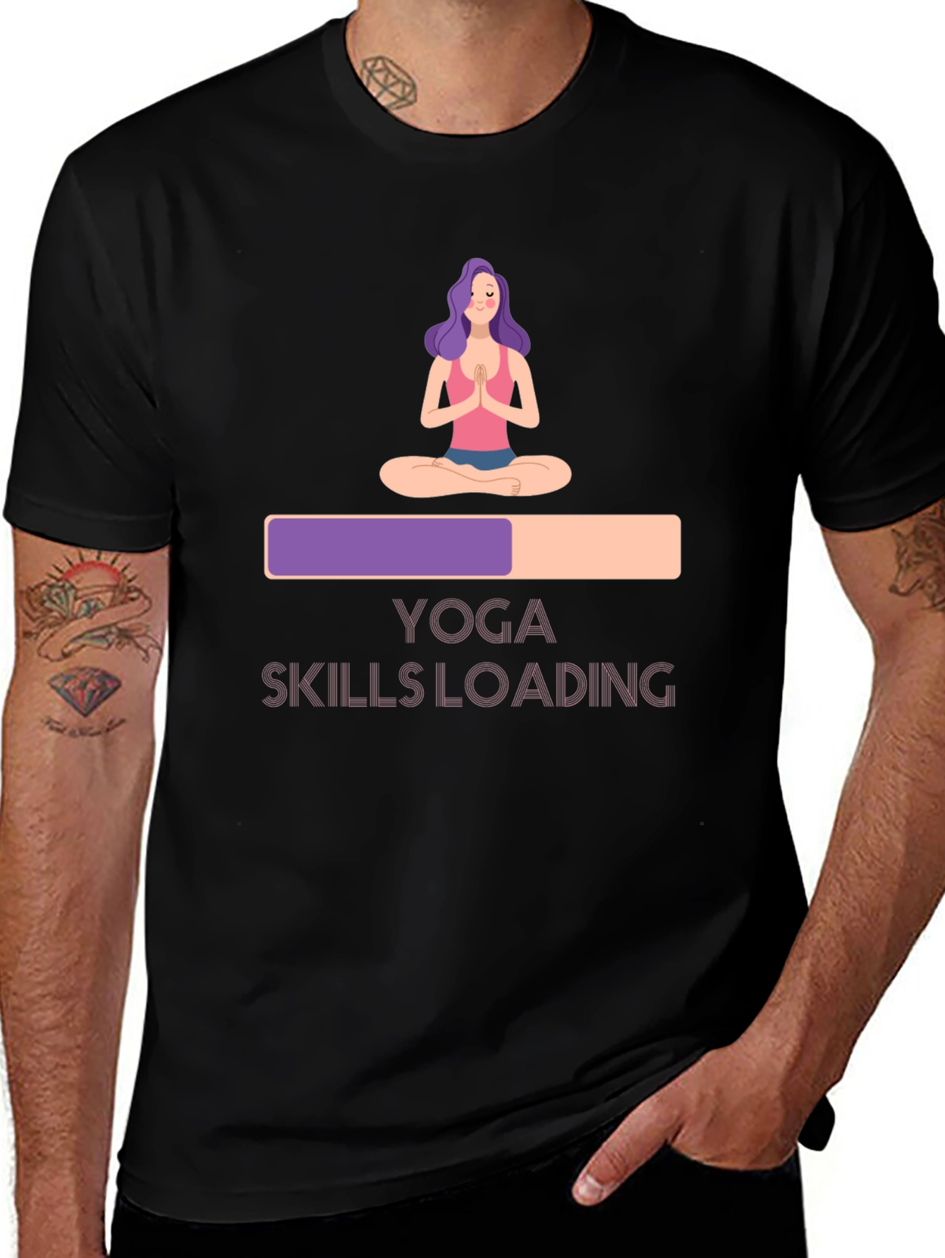 Yoga Skills Loading T-Shirt - Meditation Tee