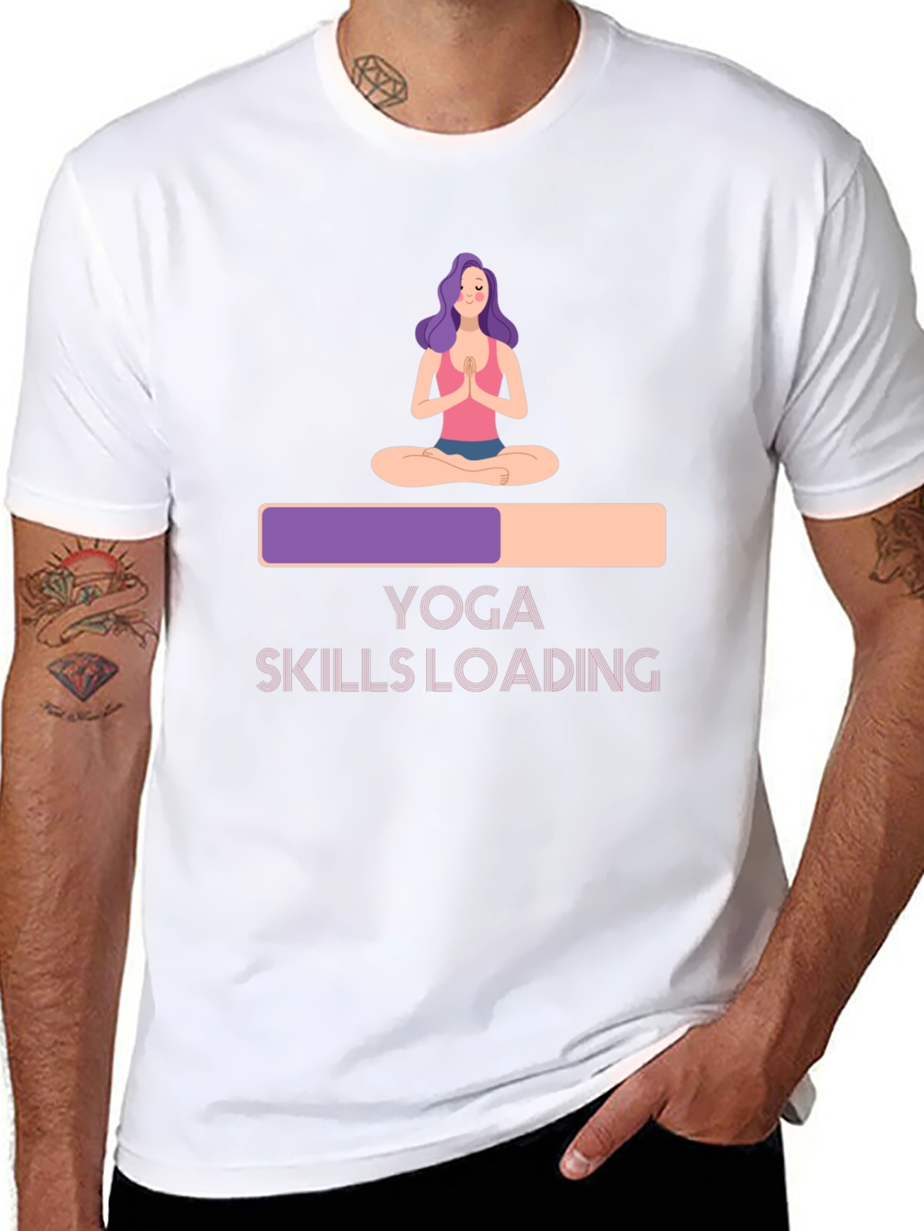 Yoga Skills Loading T-Shirt - Meditation Tee