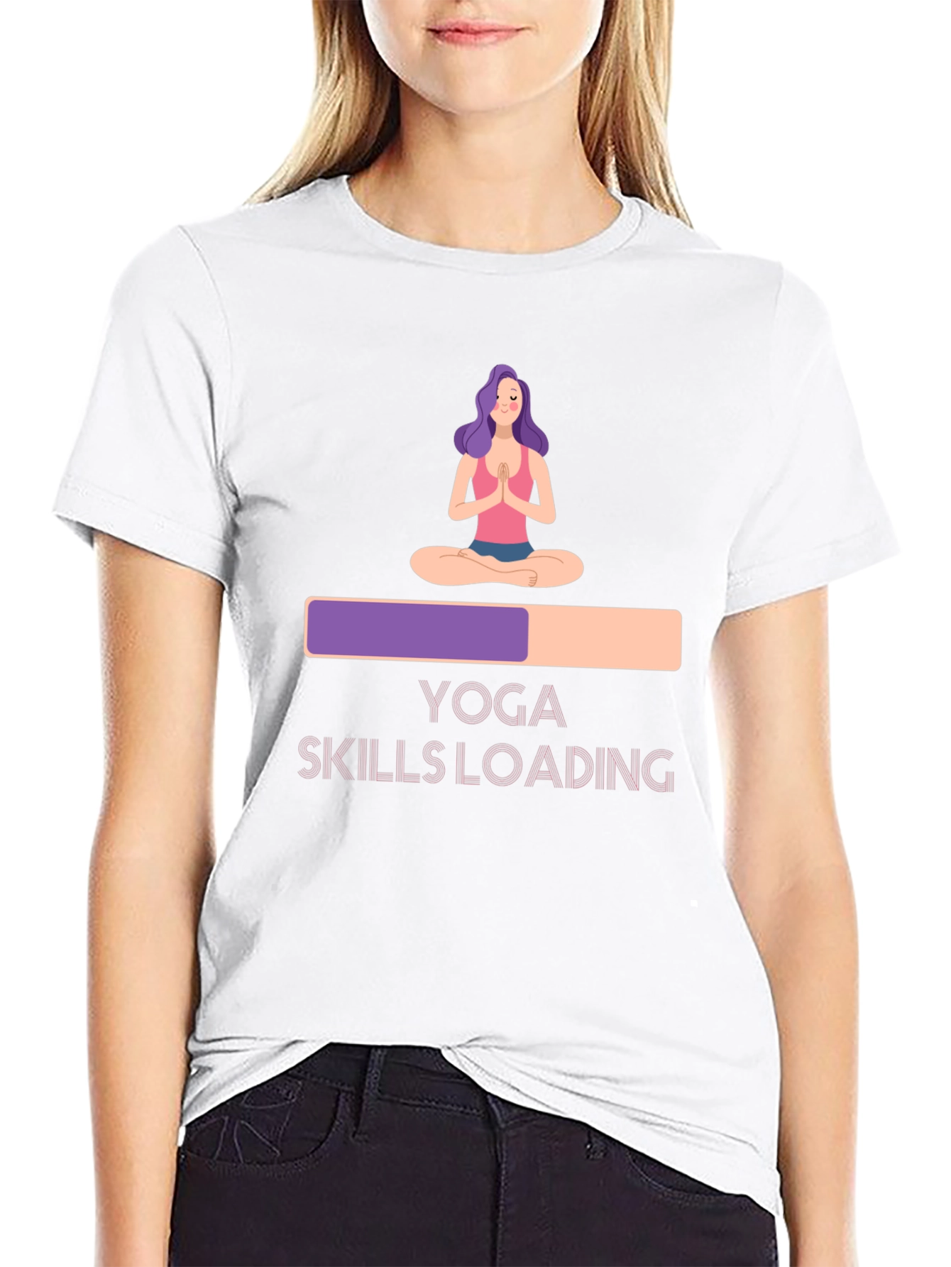 Yoga Skills Loading T-Shirt - Meditation Tee