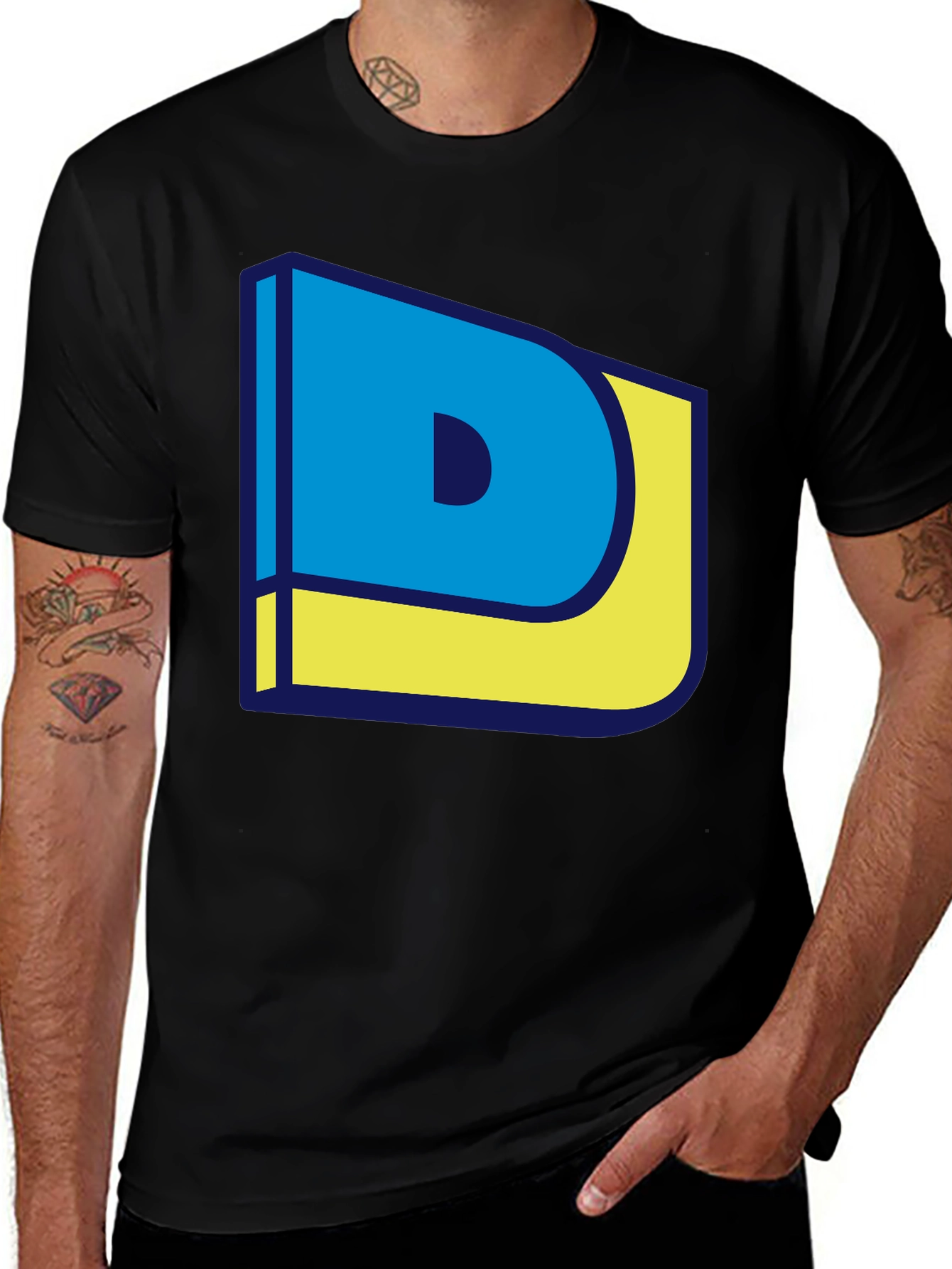 Letter D Graphic Tee