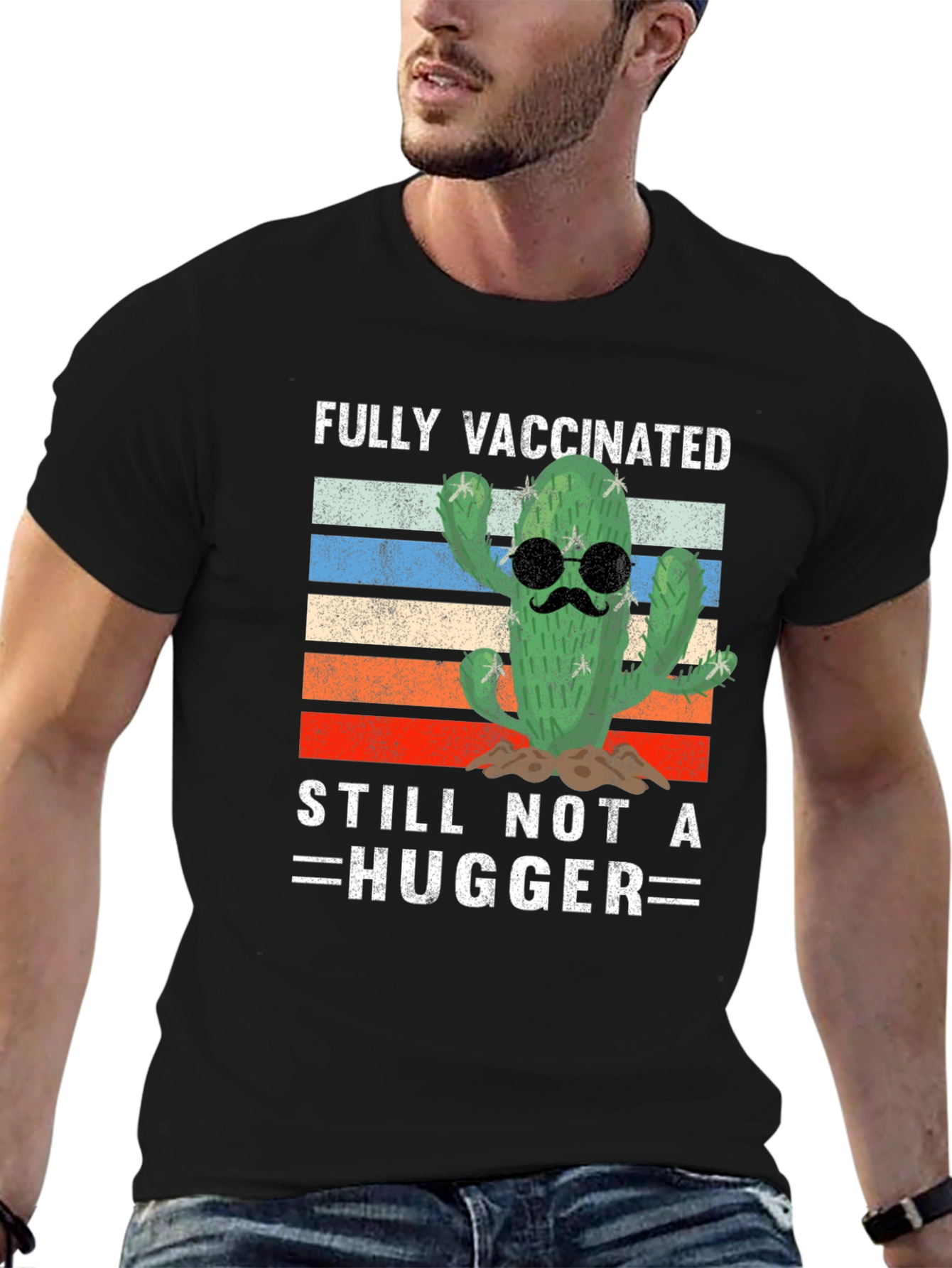 Funny Fully Vaccinated Cactus T-Shirt