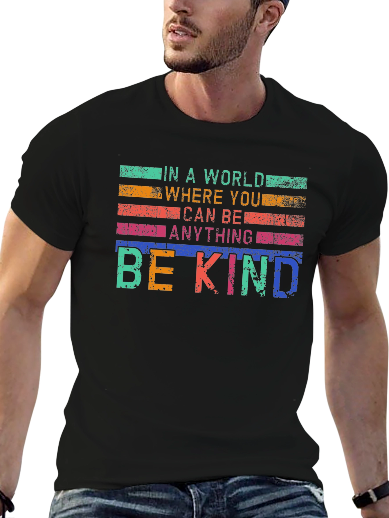 Be Kind Graphic T-Shirt - Inspirational Message