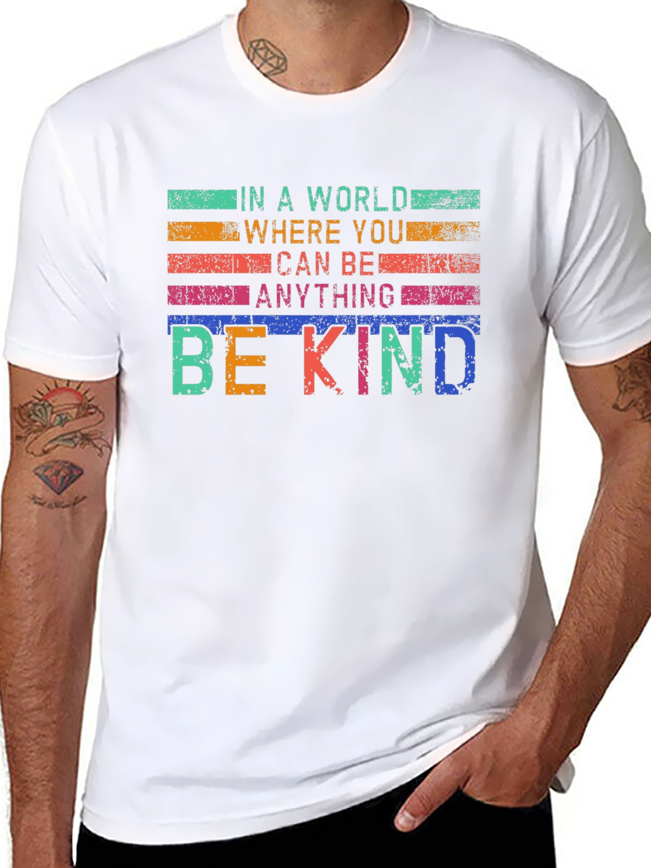 Be Kind Graphic T-Shirt - Inspirational Message
