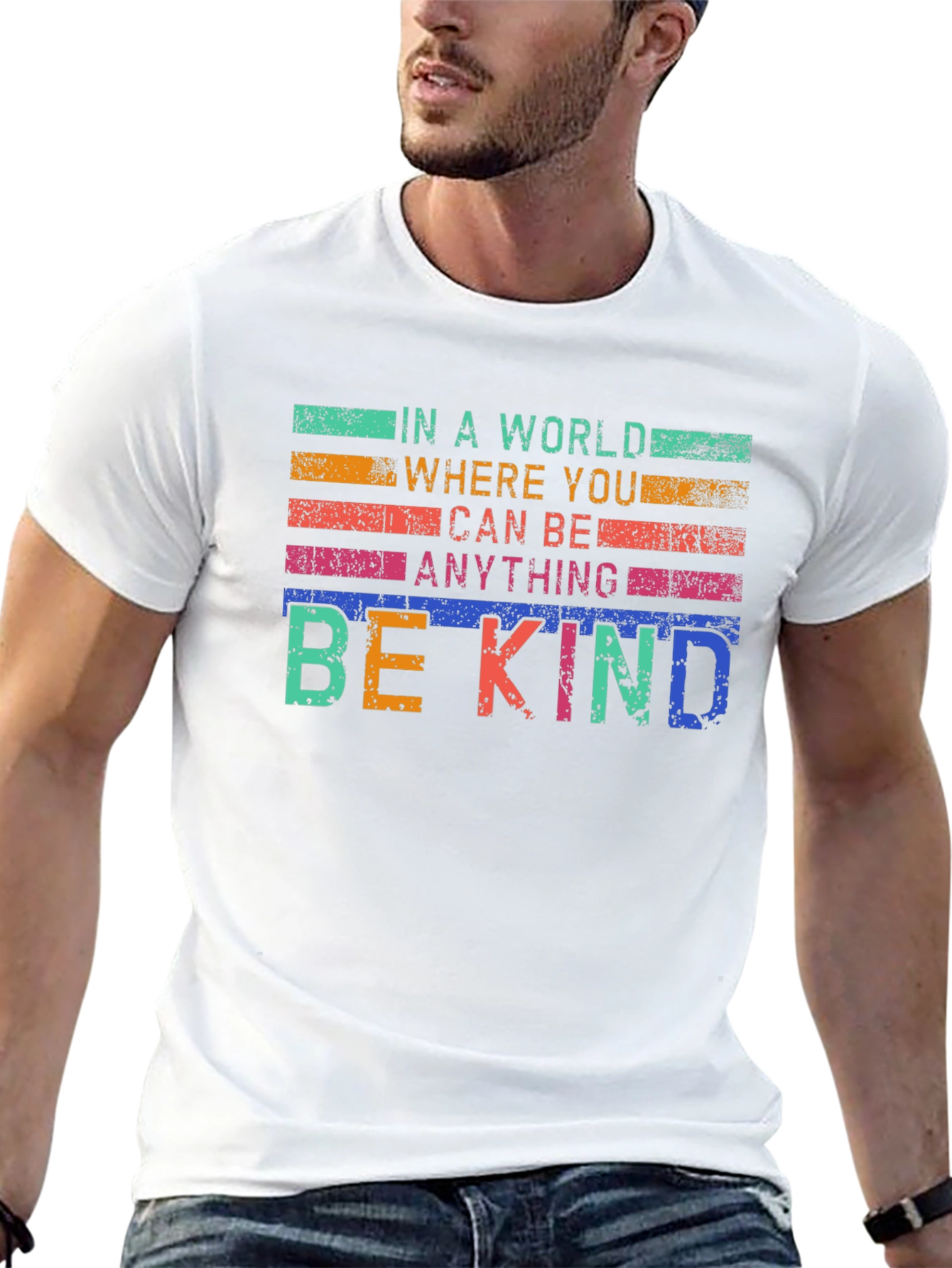 Be Kind Graphic T-Shirt - Inspirational Message