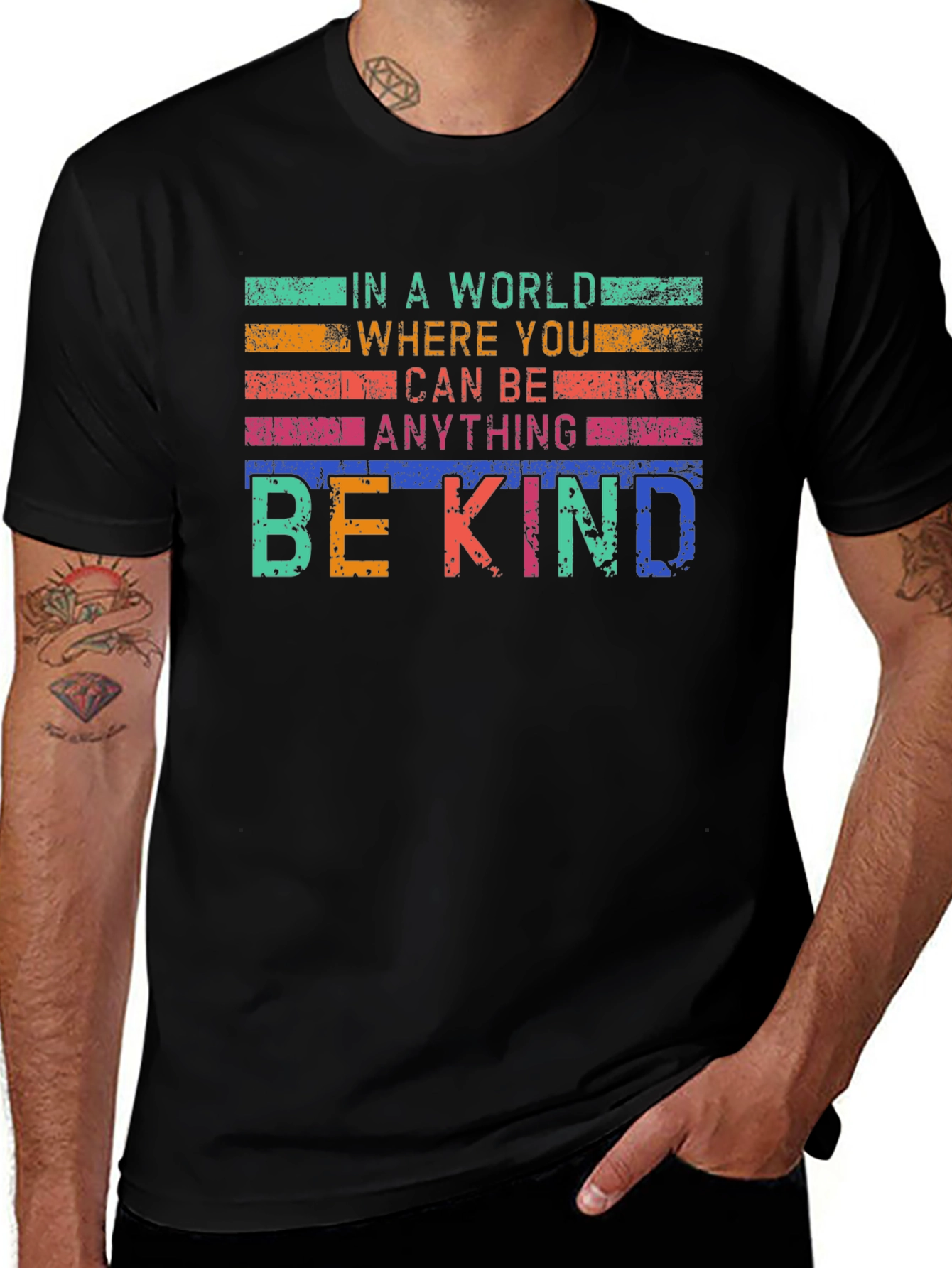 Be Kind Graphic T-Shirt - Inspirational Message