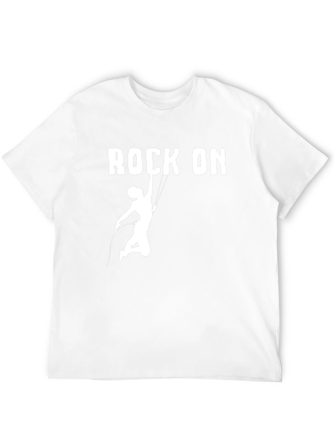 Rock On Climbing T-Shirt Black Graphic Tee