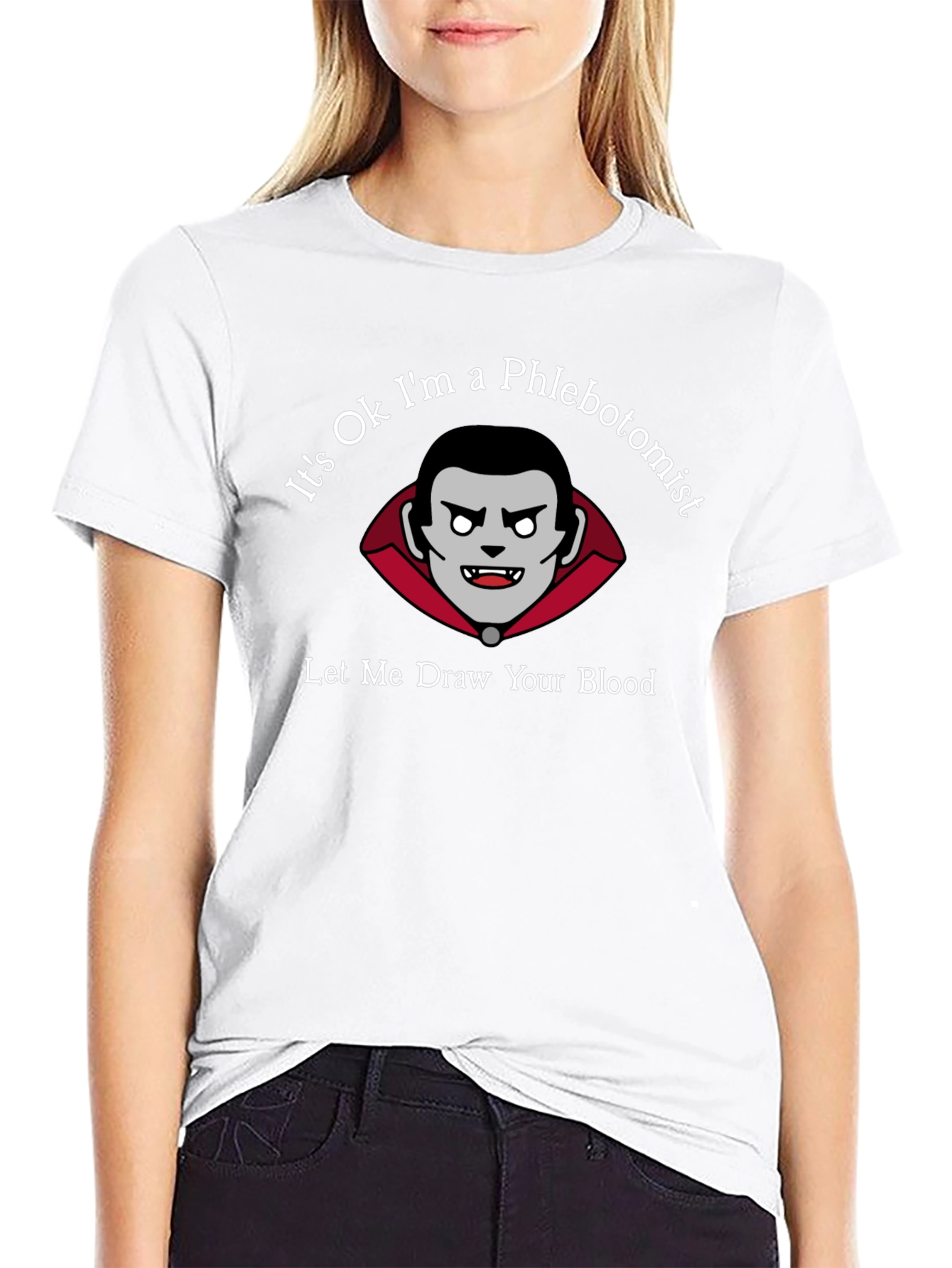 Phlebotomist Vampire Graphic Tee