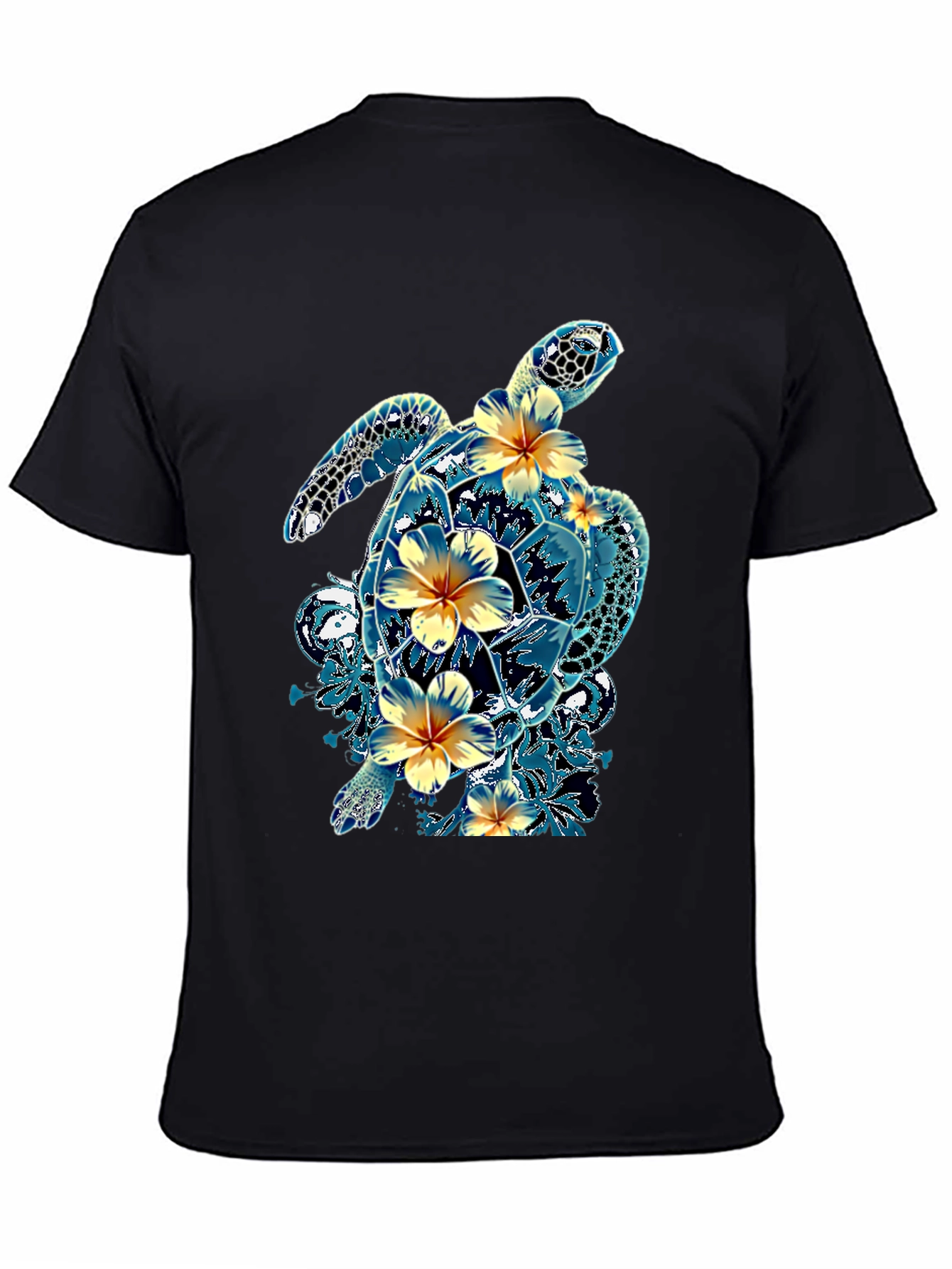 Turtle Hibiscus T-Shirt - Tropical Style