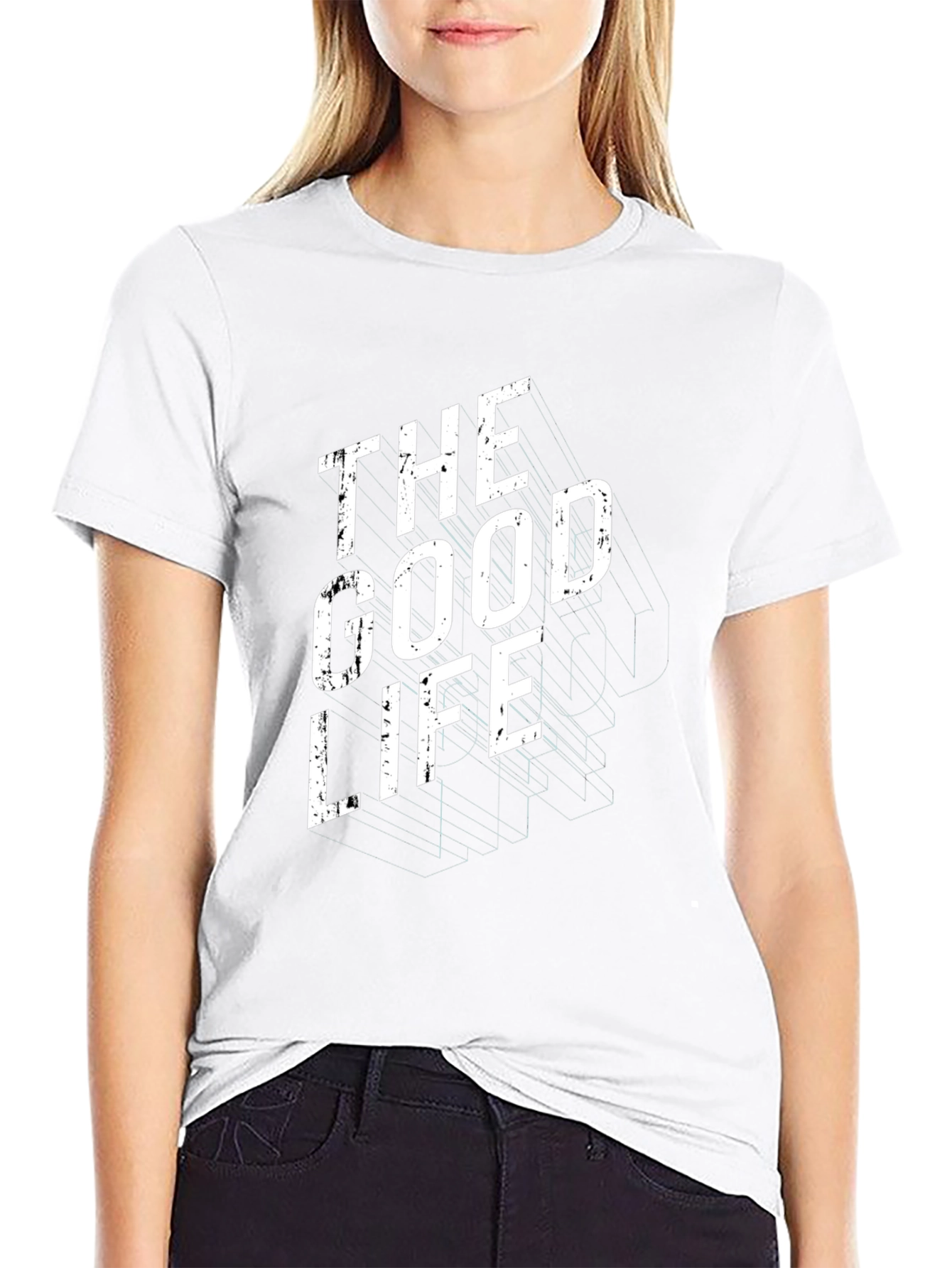 The Good Life Graphic Tee - Modern Black T-Shirt