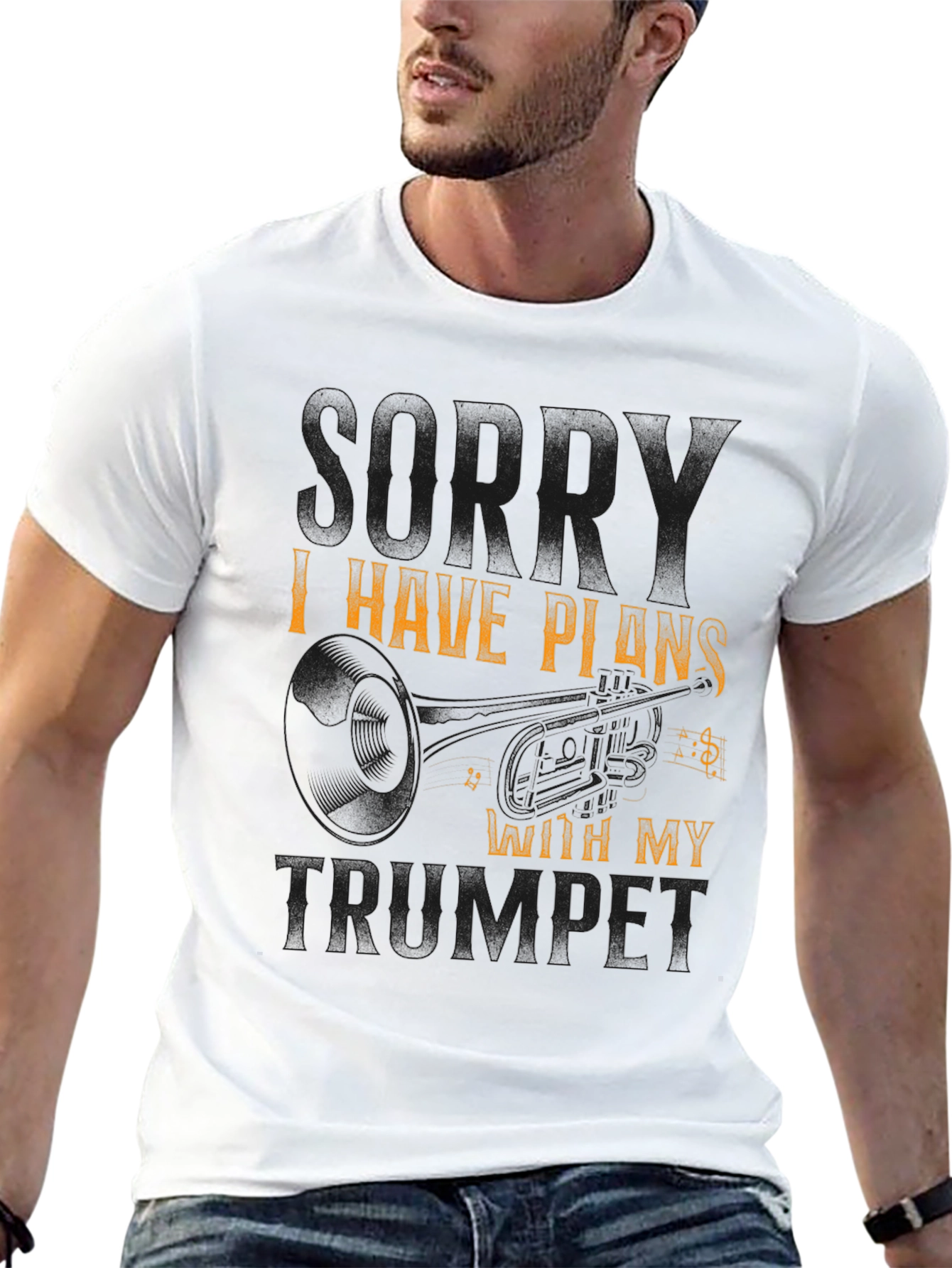 Trumpet Plans Black T-Shirt