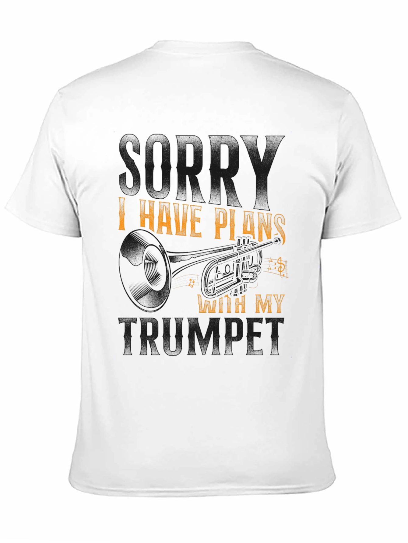 Trumpet Plans Black T-Shirt