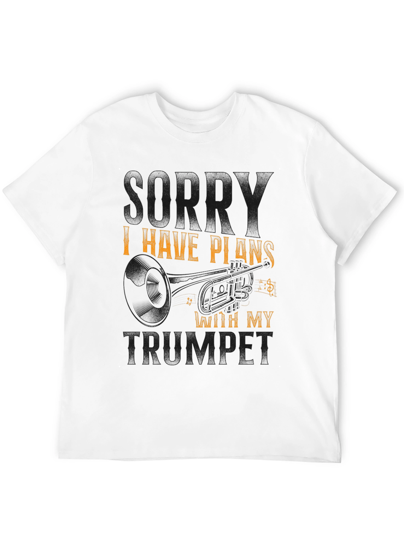 Trumpet Plans Black T-Shirt