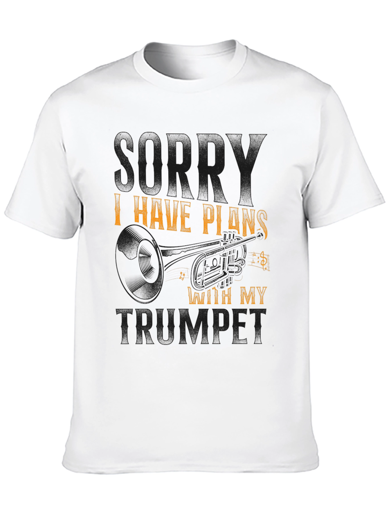 Trumpet Plans Black T-Shirt