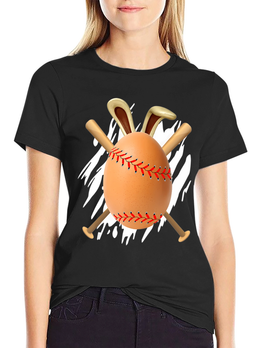 Easter Baseball Egg Bunny T-Shirt