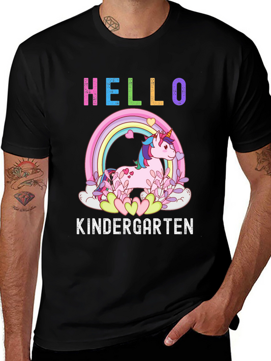 Unicorn Kindergarten T-Shirt - Back to School Cute Tee