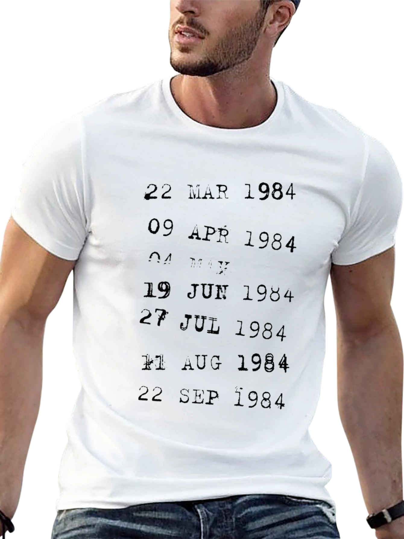 1984 Orwellian T-Shirt: Birthdates