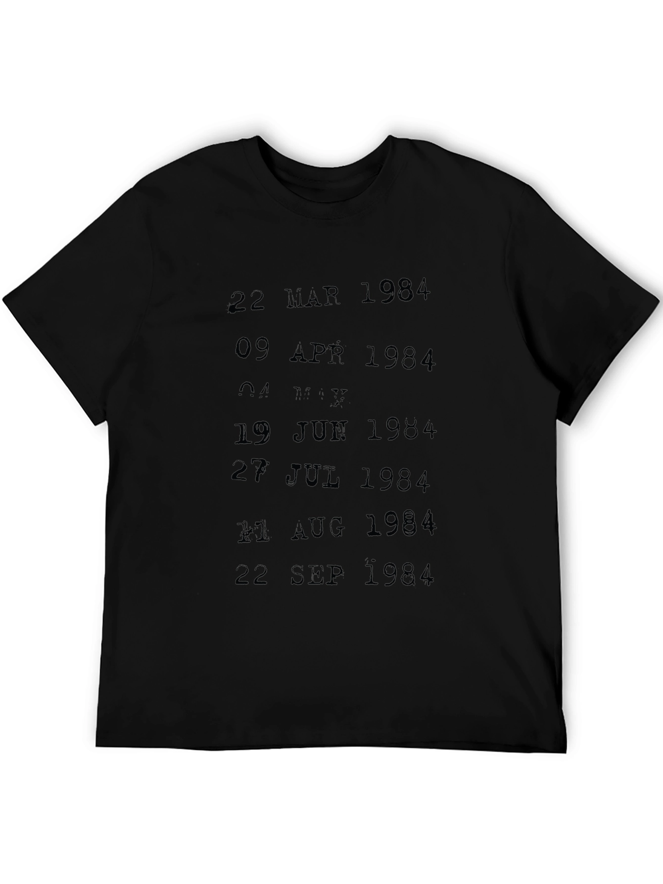1984 Orwellian T-Shirt: Birthdates