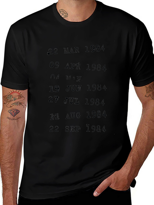1984 Orwellian T-Shirt: Birthdates