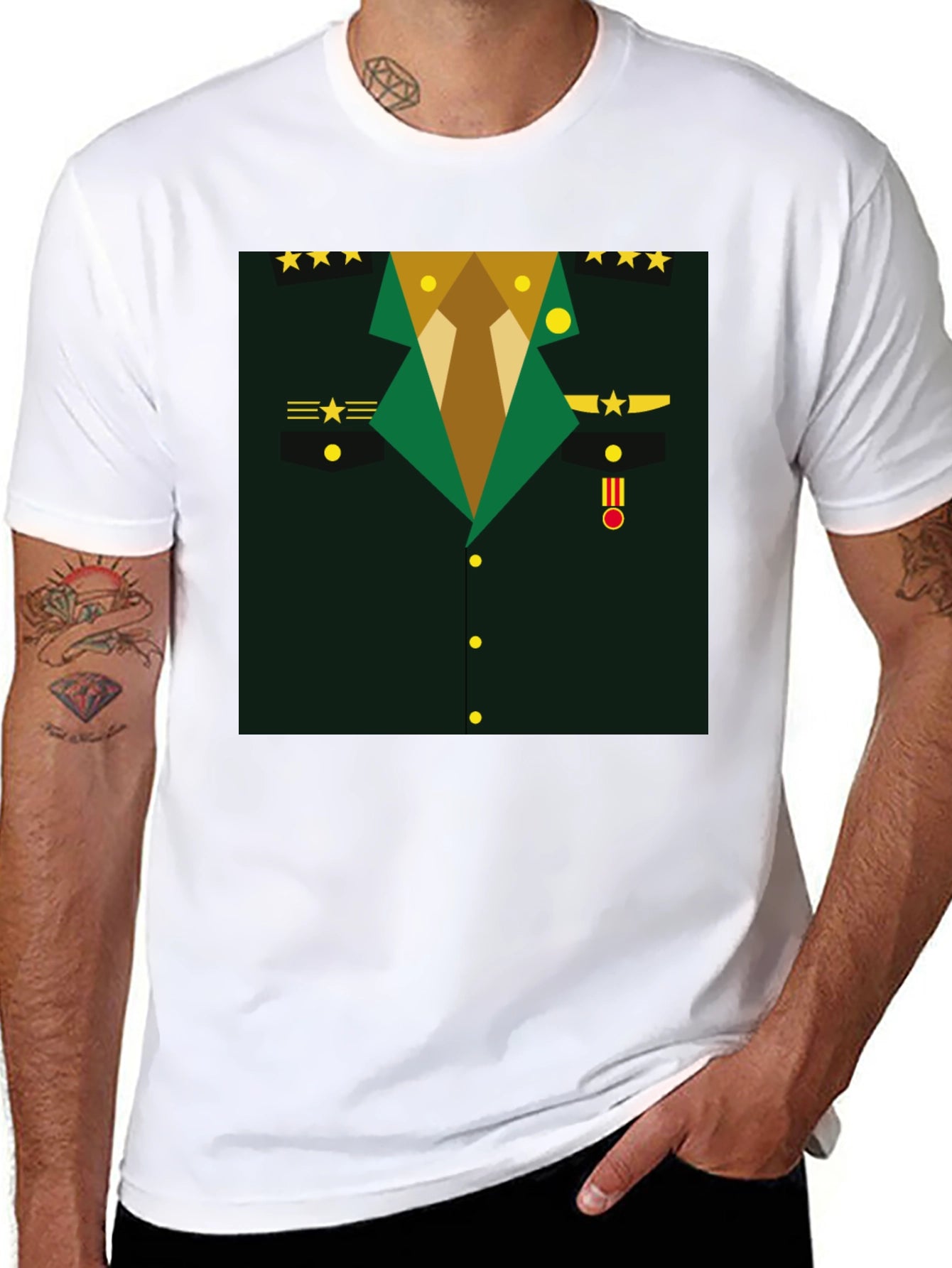 Military Costume T-Shirt - Dress Up Fun!