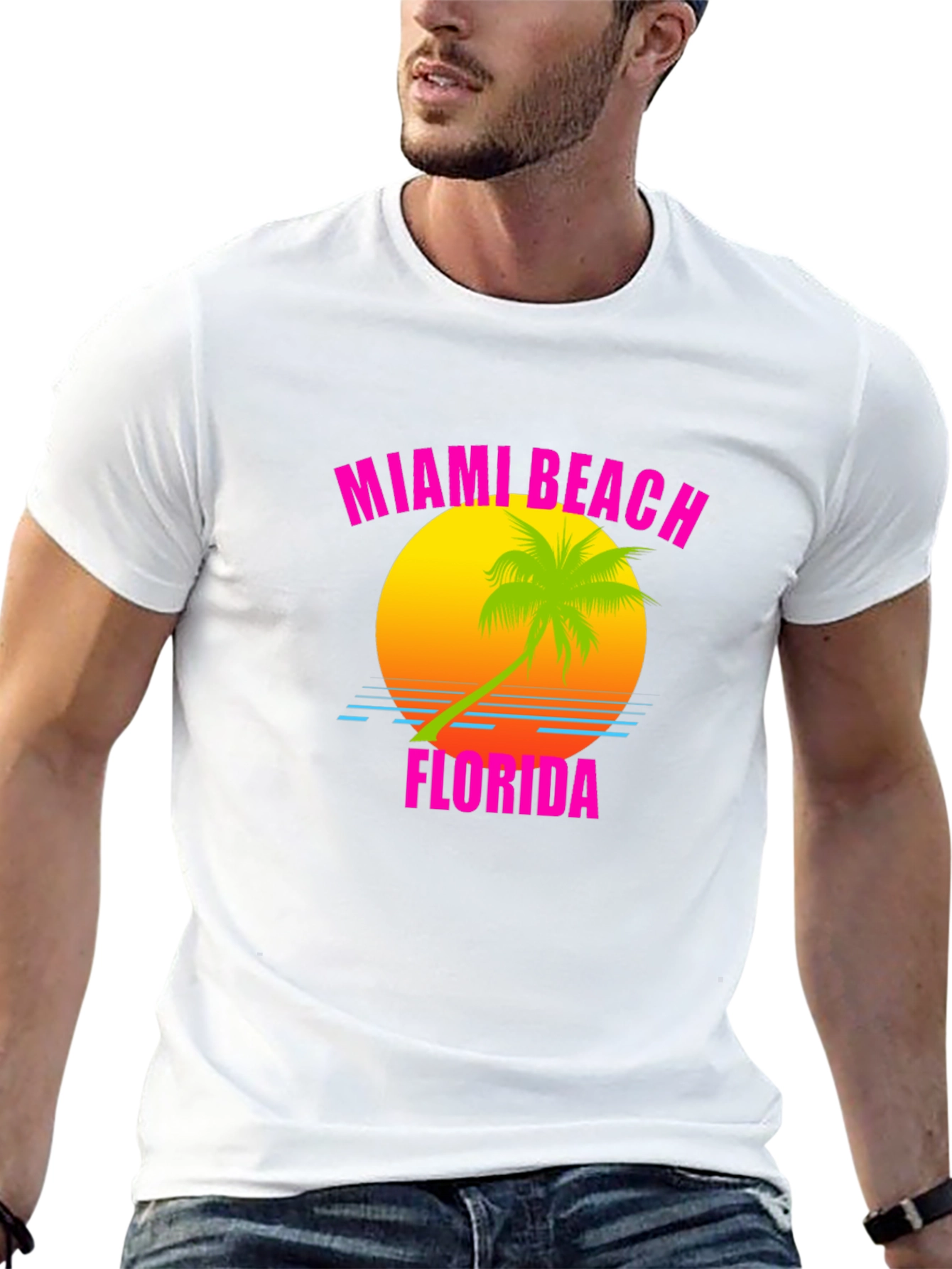 Miami Beach Florida Retro T-Shirt