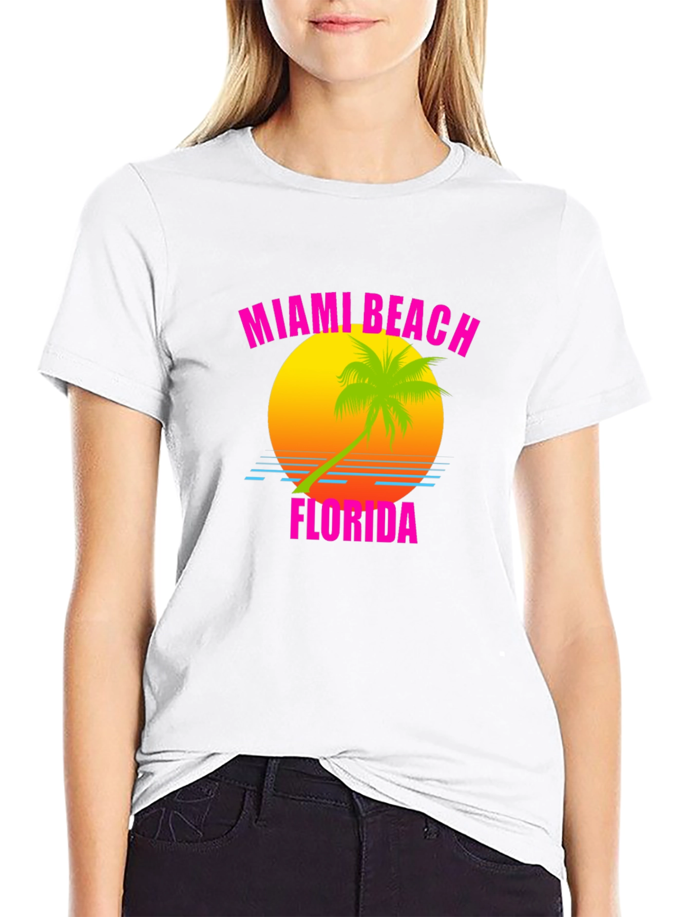 Miami Beach Florida Retro T-Shirt
