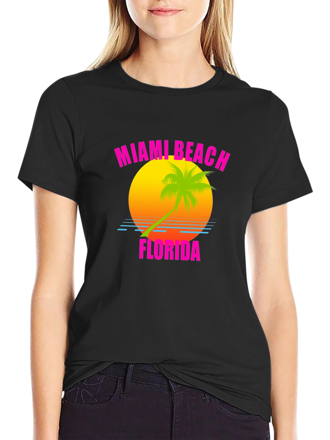 Miami Beach Florida Retro T-Shirt