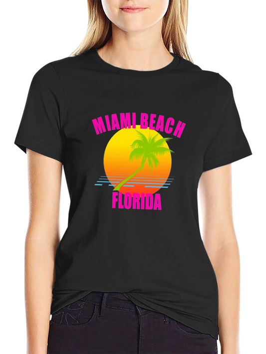 Miami Beach Florida Retro T-Shirt