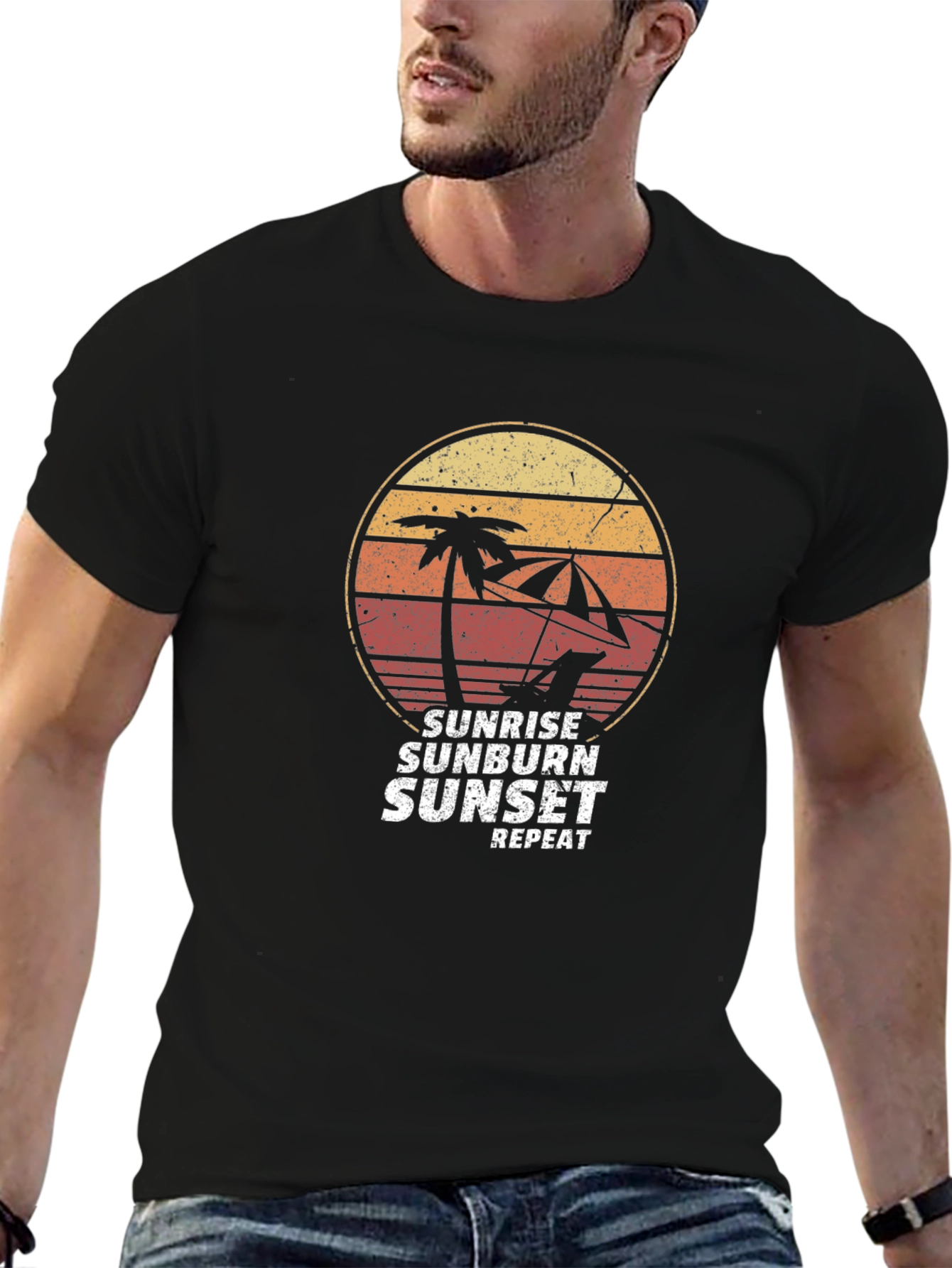 Sunrise Sunburn Sunset Repeat T-Shirt