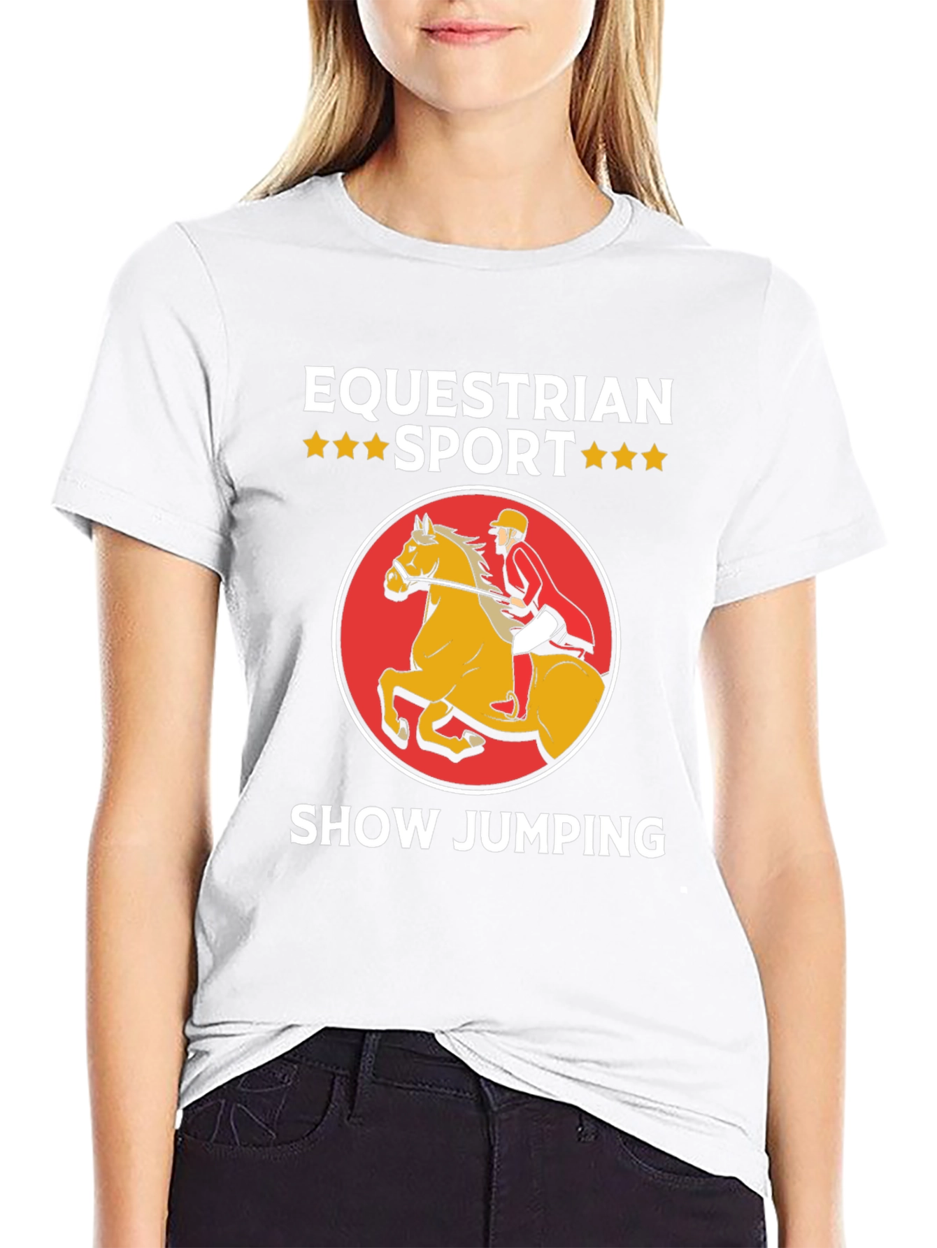 Equestrian Sport Show Jumping T-Shirt