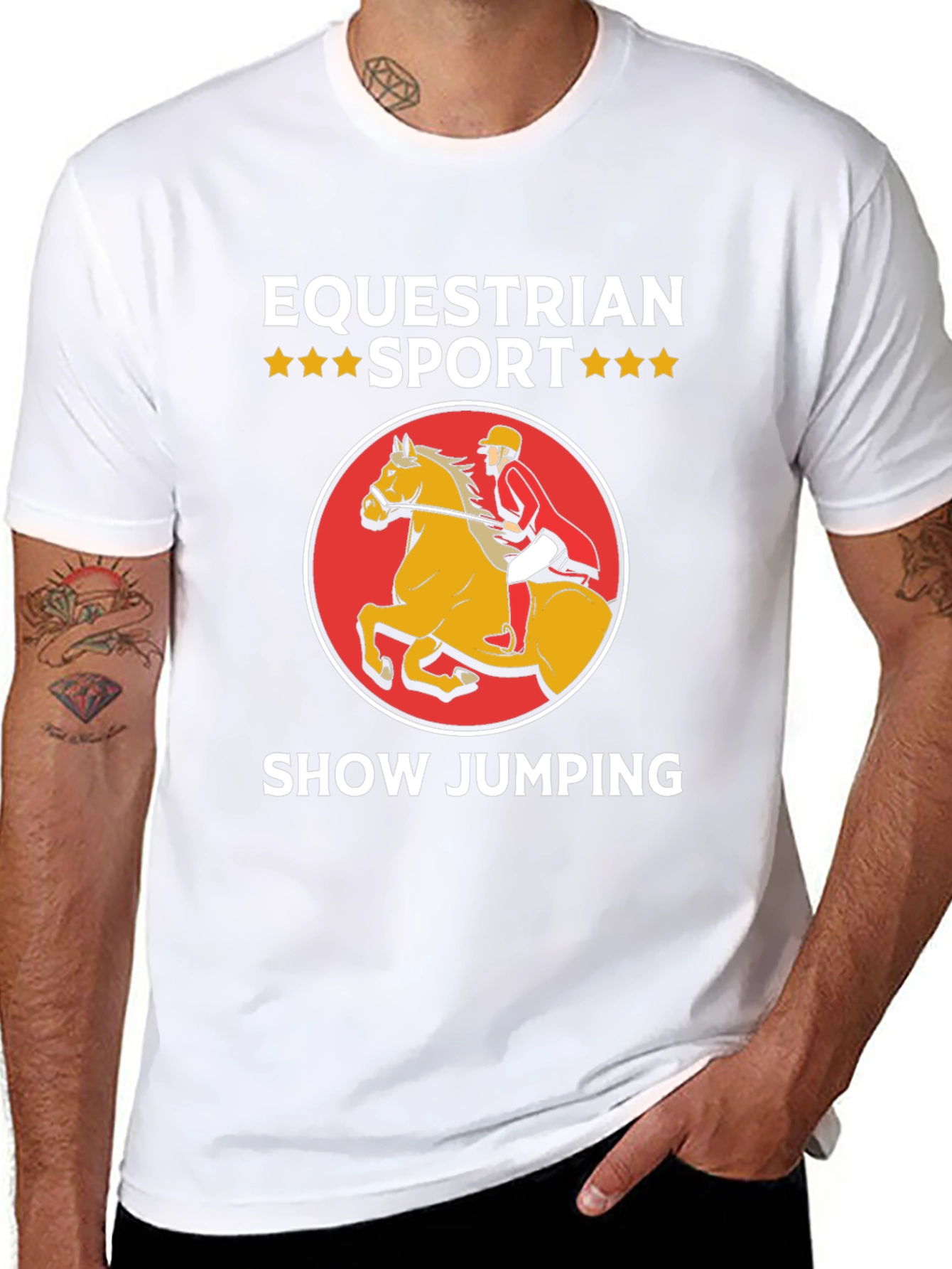 Equestrian Sport Show Jumping T-Shirt