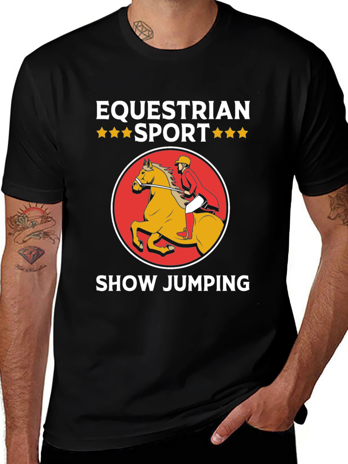 Equestrian Sport Show Jumping T-Shirt