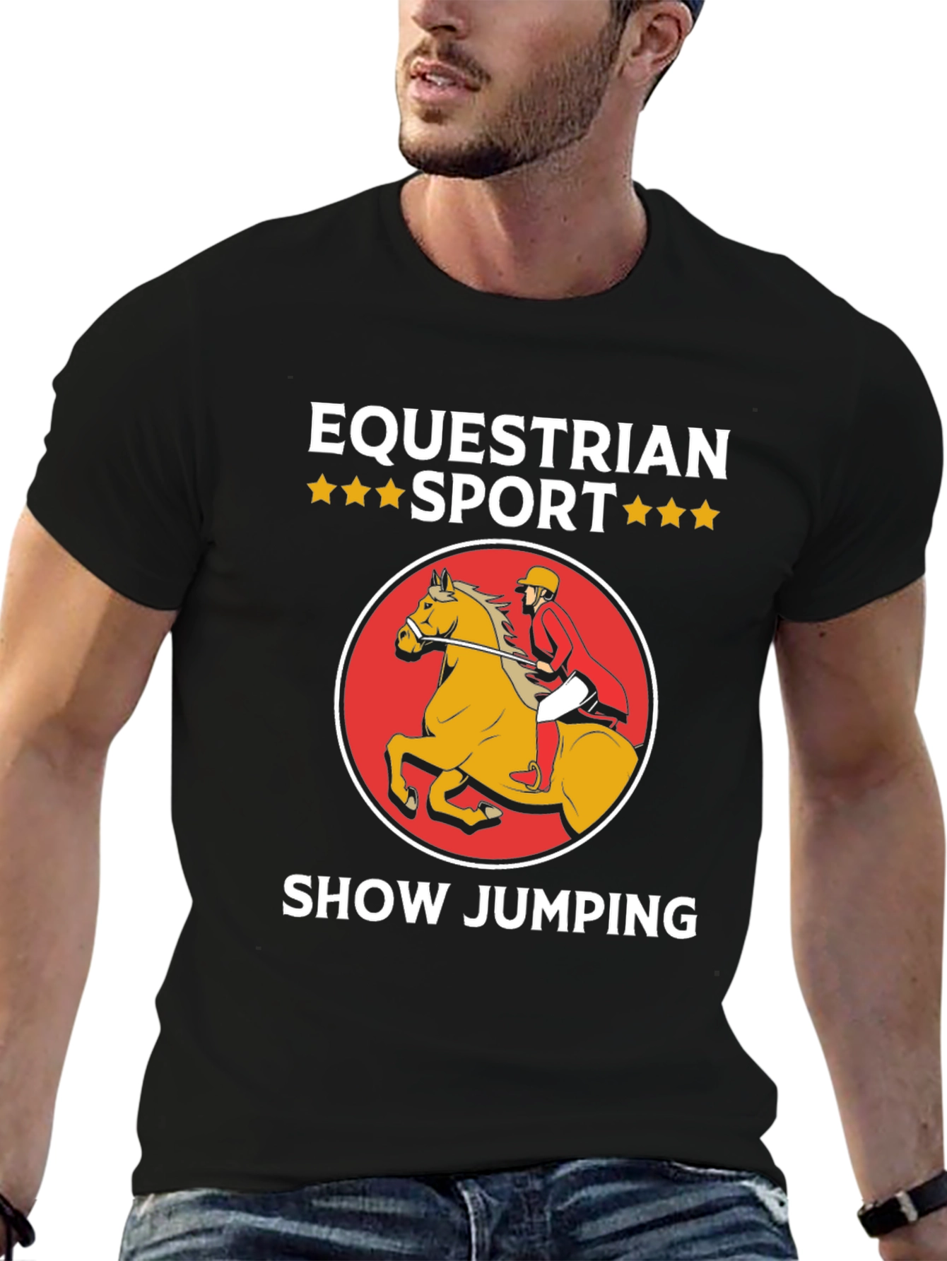 Equestrian Sport Show Jumping T-Shirt