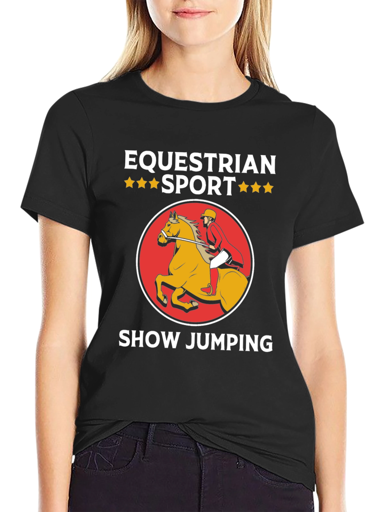 Equestrian Sport Show Jumping T-Shirt