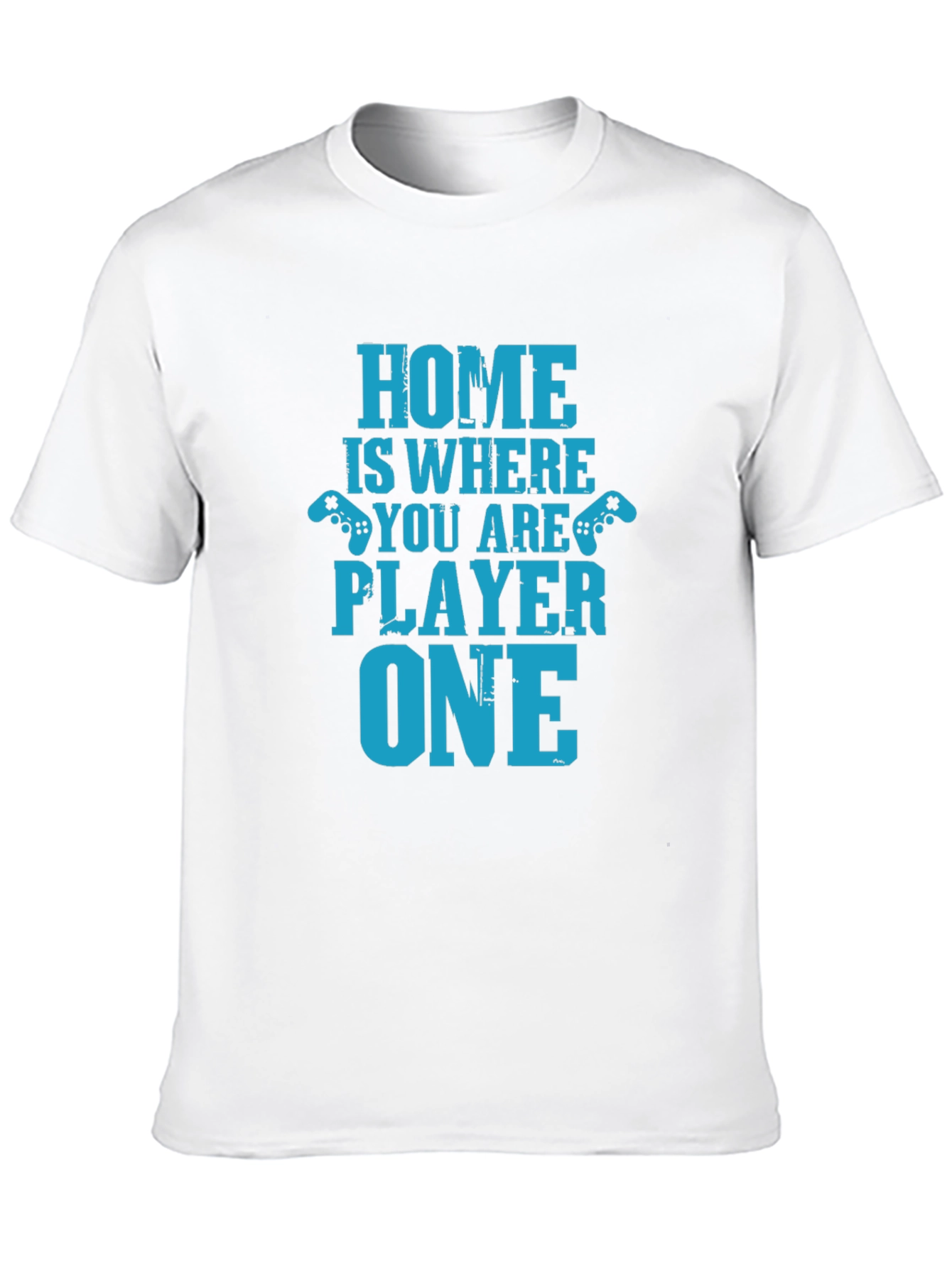 Home Is Where You Are Player One Black T-Shirt