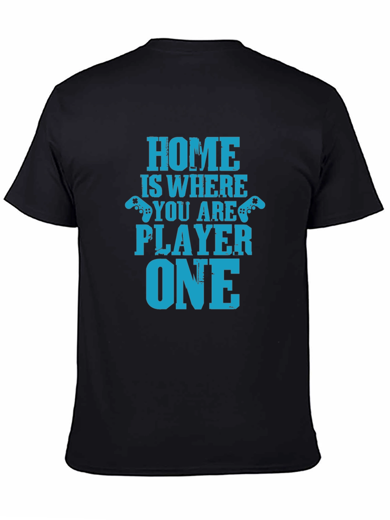 Home Is Where You Are Player One Black T-Shirt
