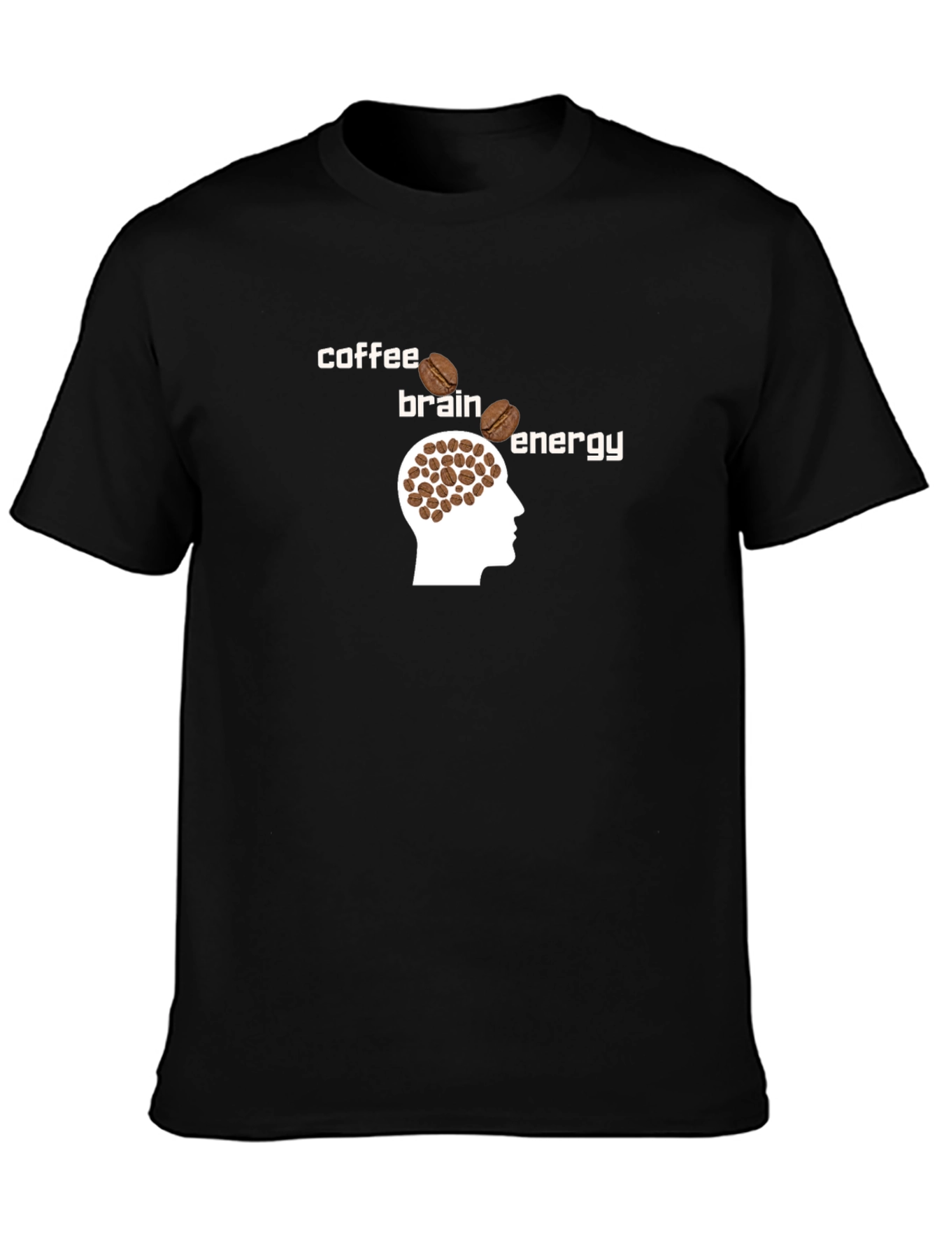 Coffee Brain Energy T-Shirt - Boost Your Day!