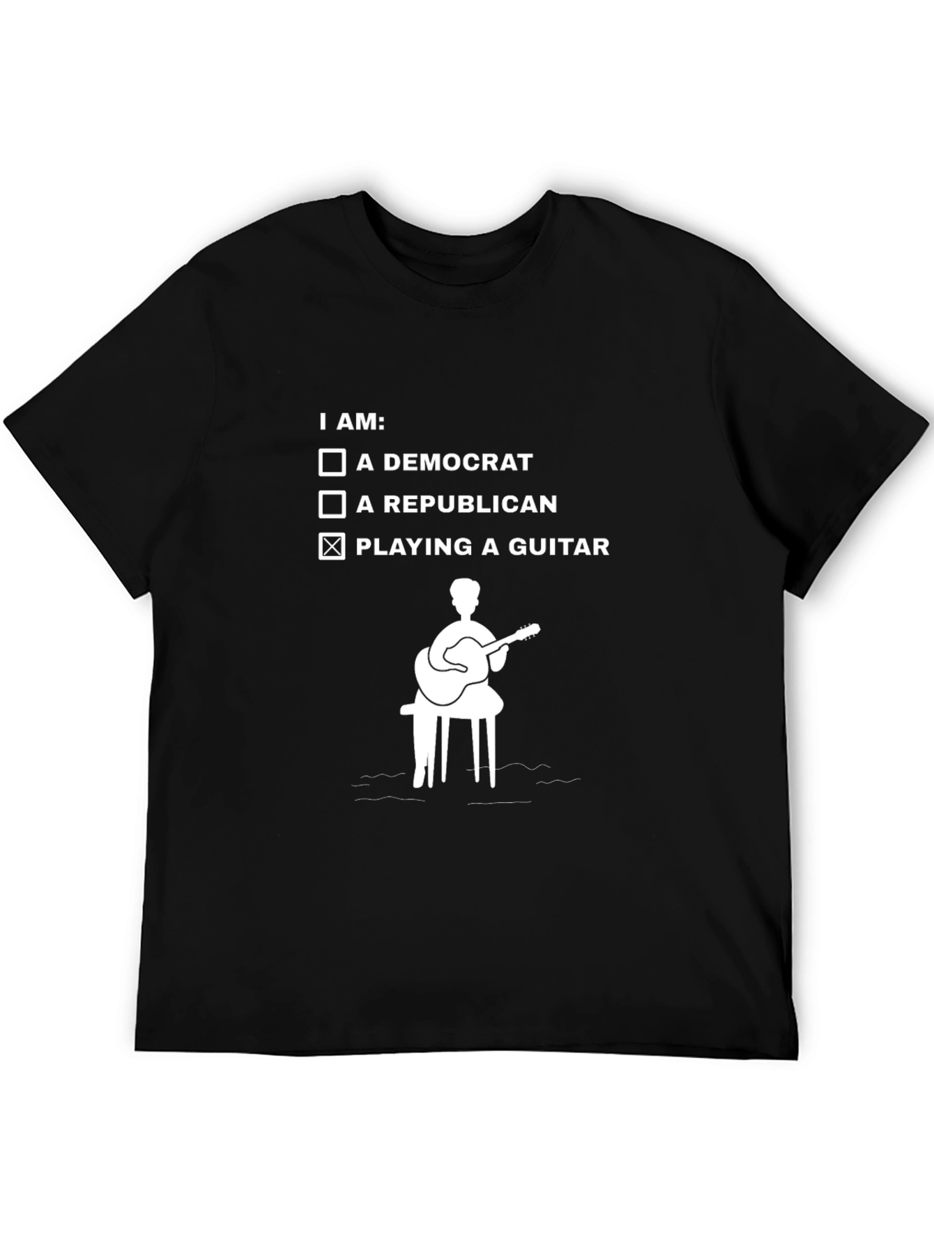 Guitar Player T-Shirt - Musician Novelty Tee
