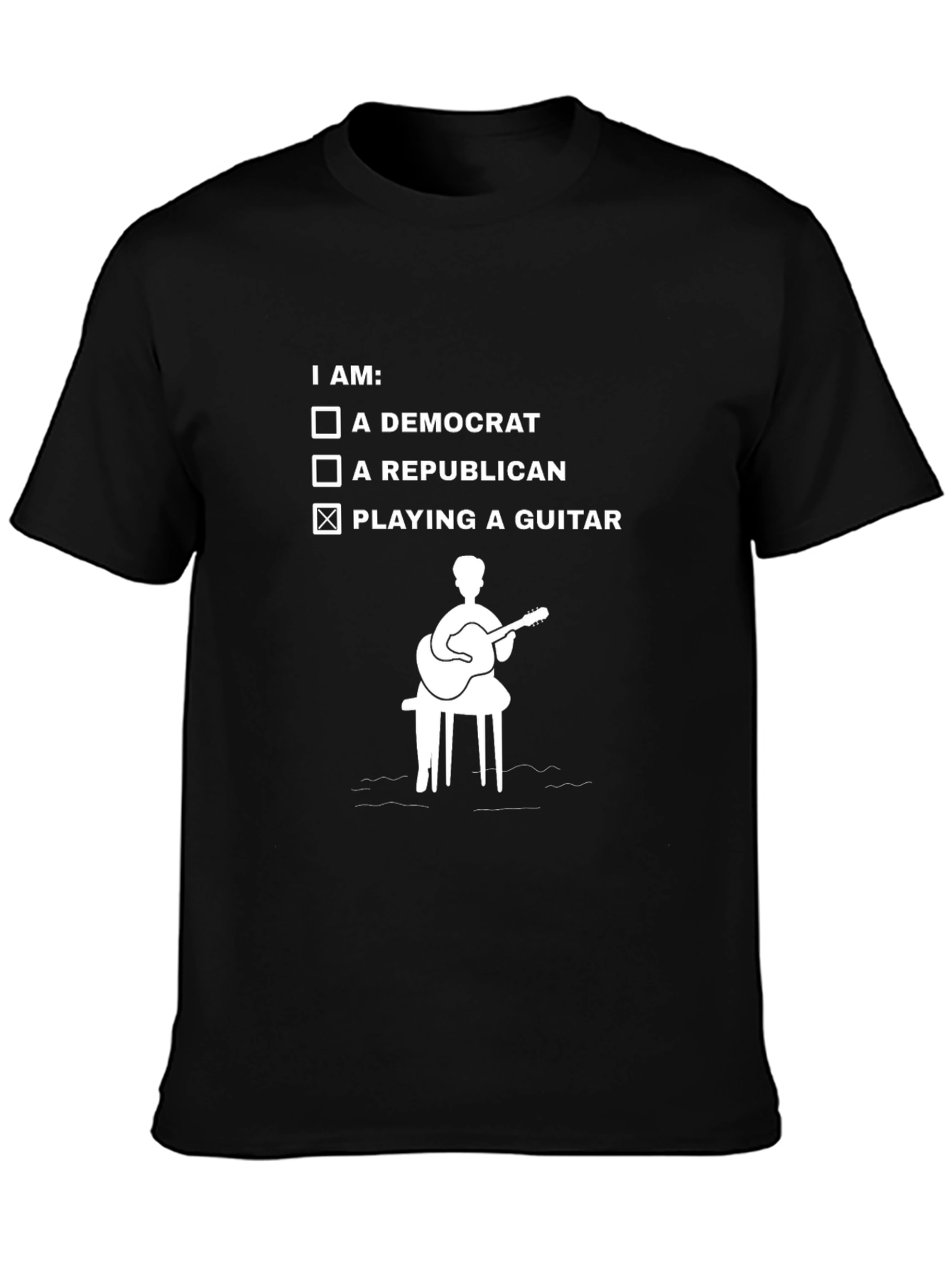 Guitar Player T-Shirt - Musician Novelty Tee