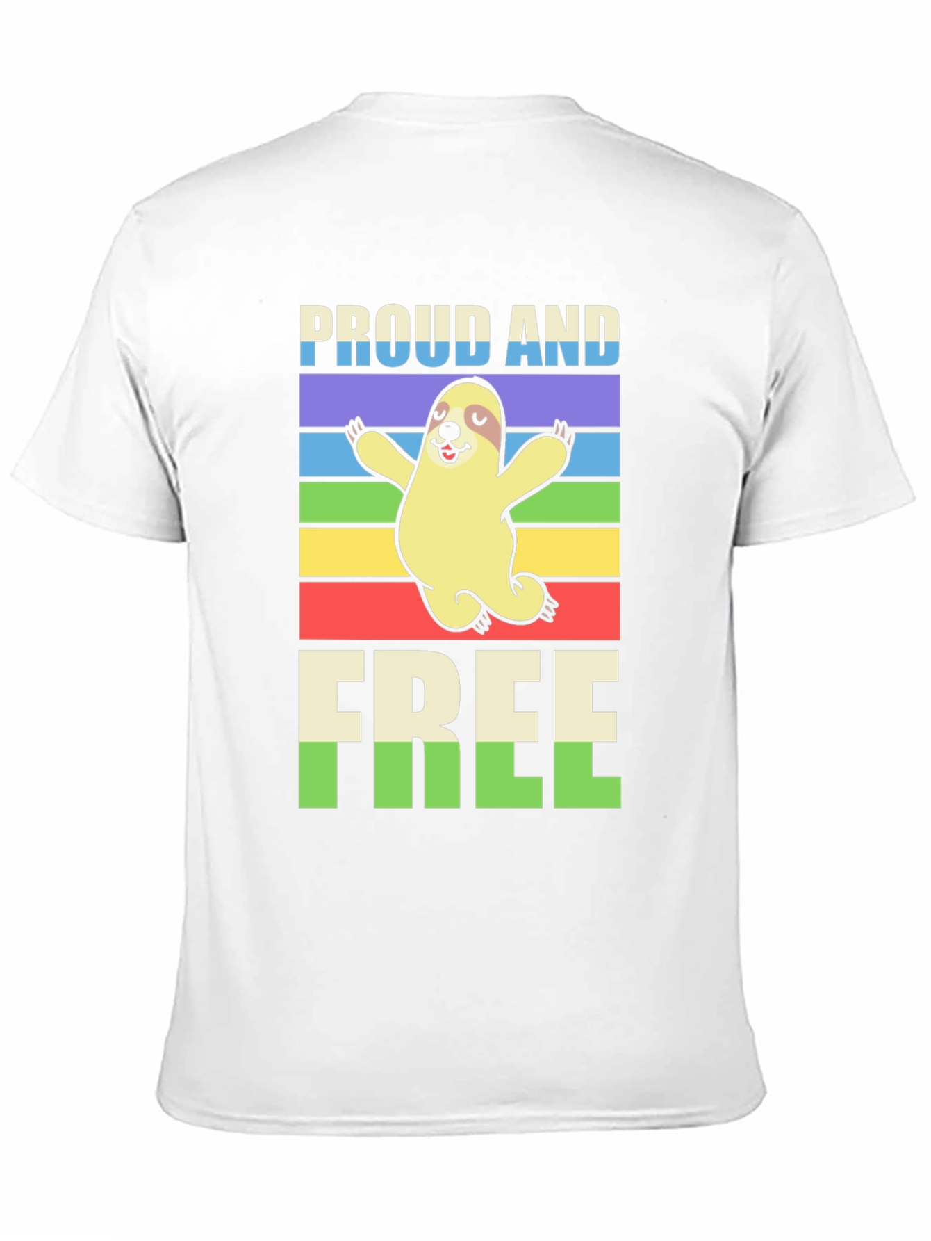 Proud & Free Sloth Graphic Tee
