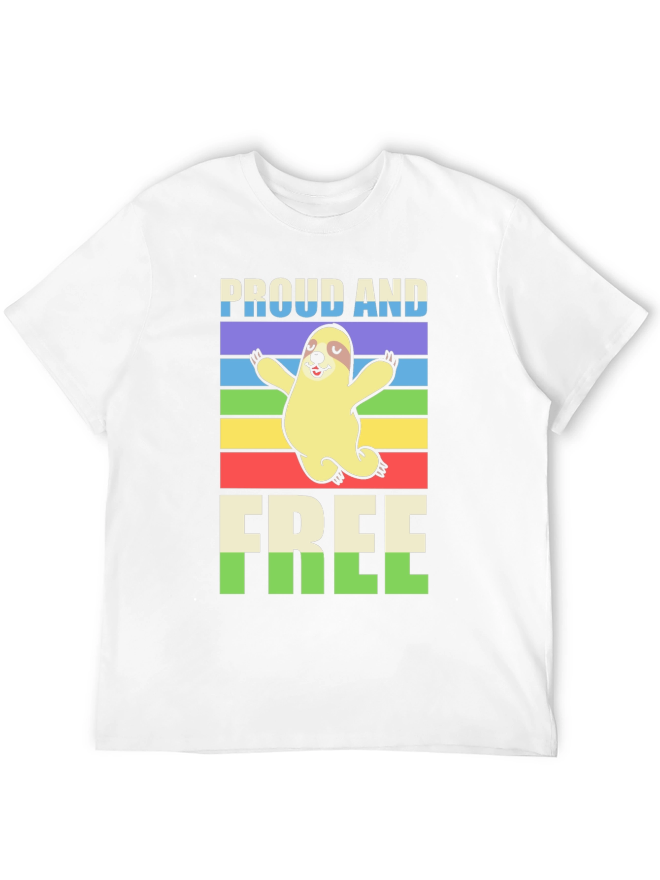 Proud & Free Sloth Graphic Tee
