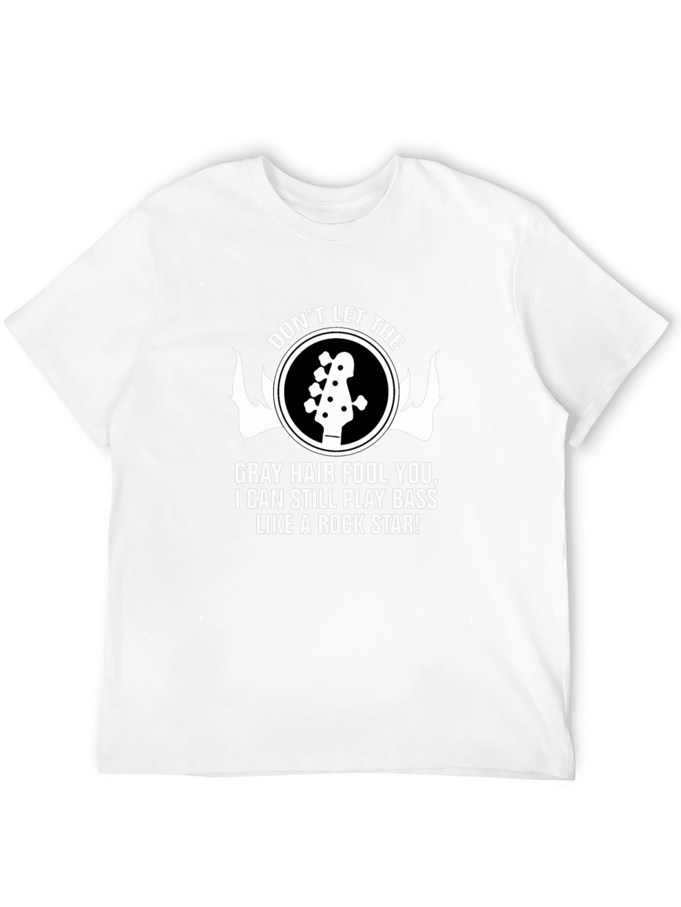 Rock Star Bass Player Graphic T-Shirt