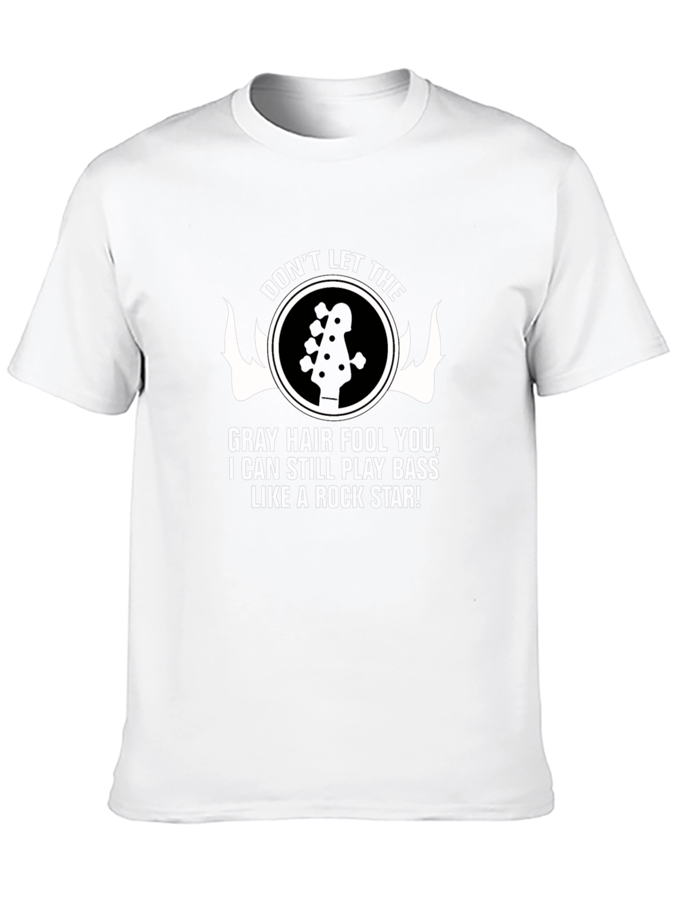 Rock Star Bass Player Graphic T-Shirt