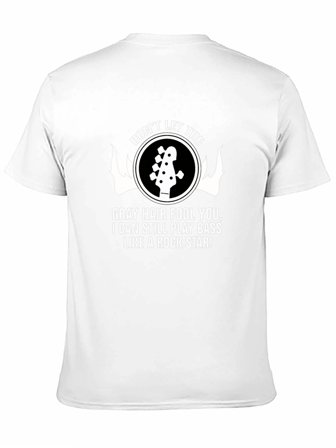 Rock Star Bass Player Graphic T-Shirt