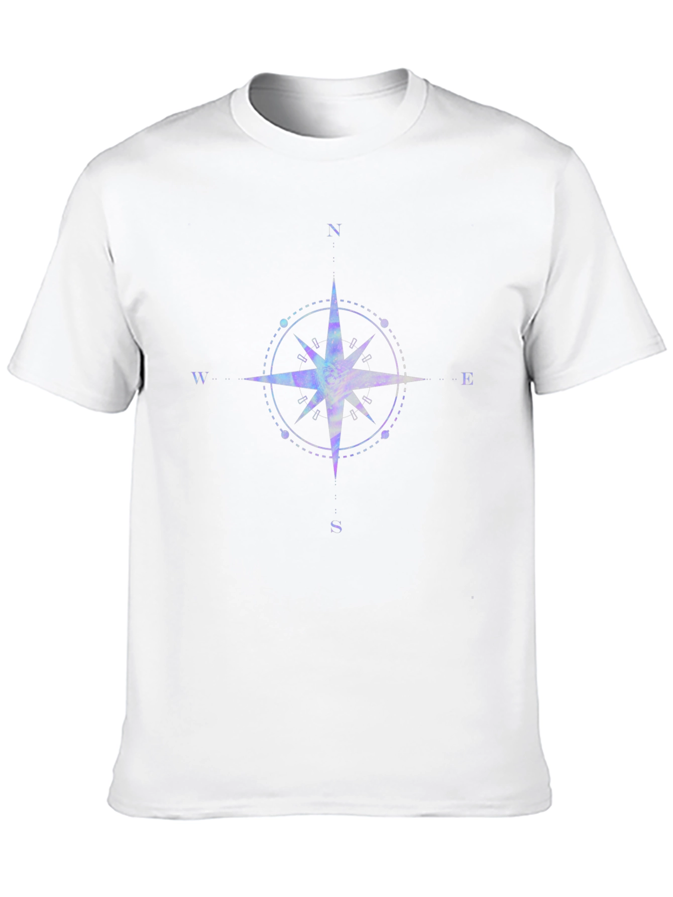 Compass Graphic Black T-Shirt for Men