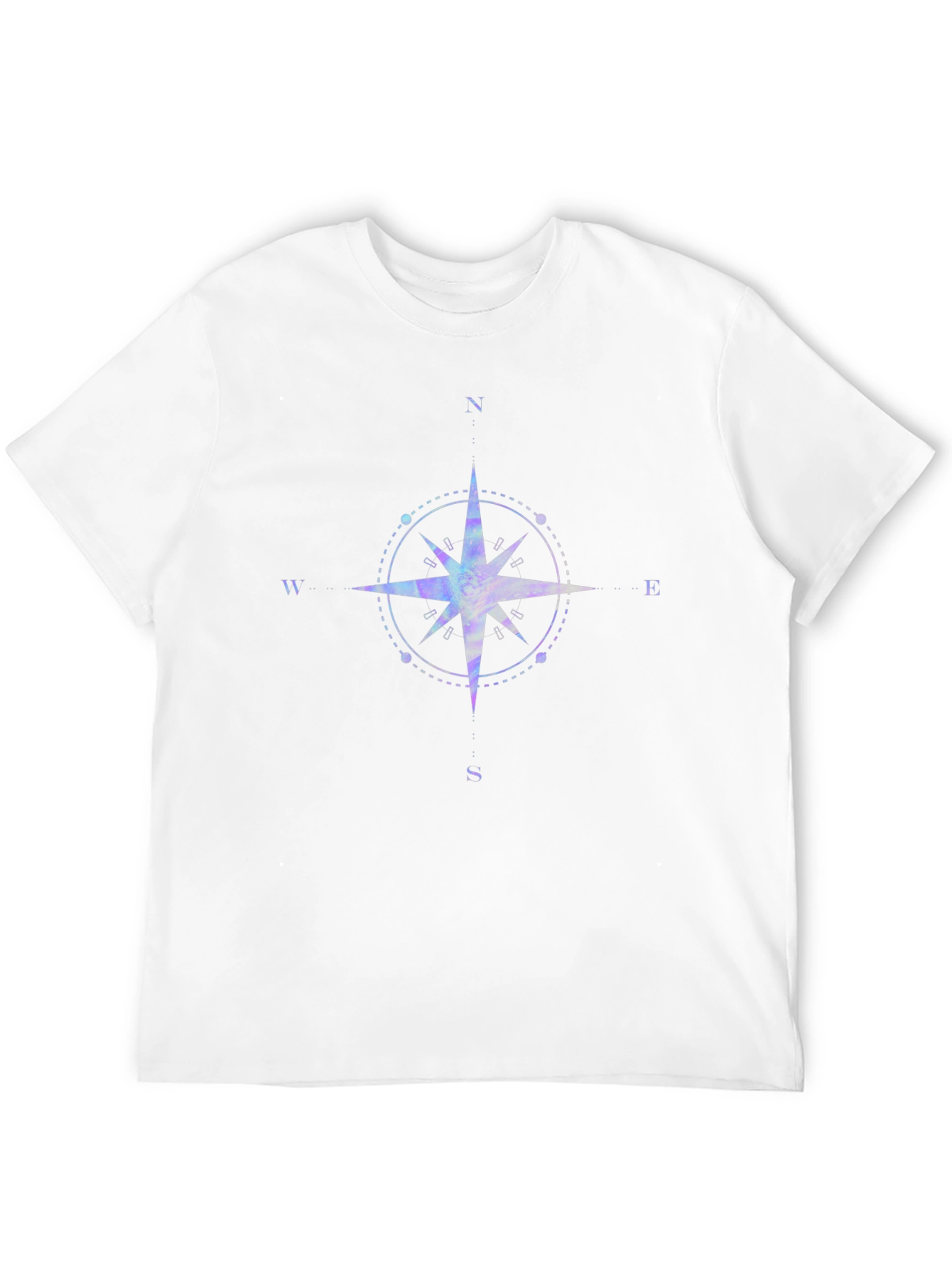 Compass Graphic Black T-Shirt for Men