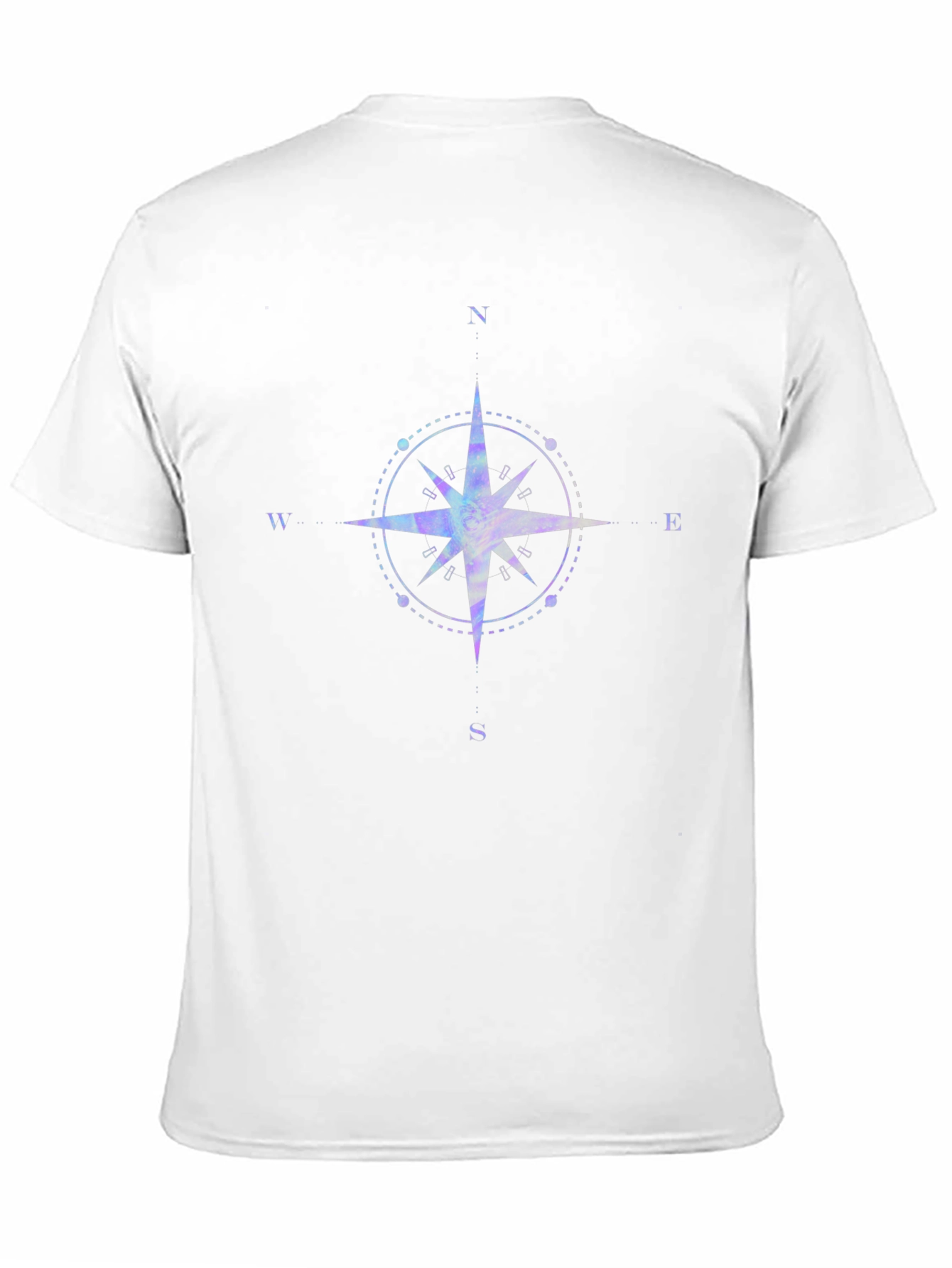 Compass Graphic Black T-Shirt for Men