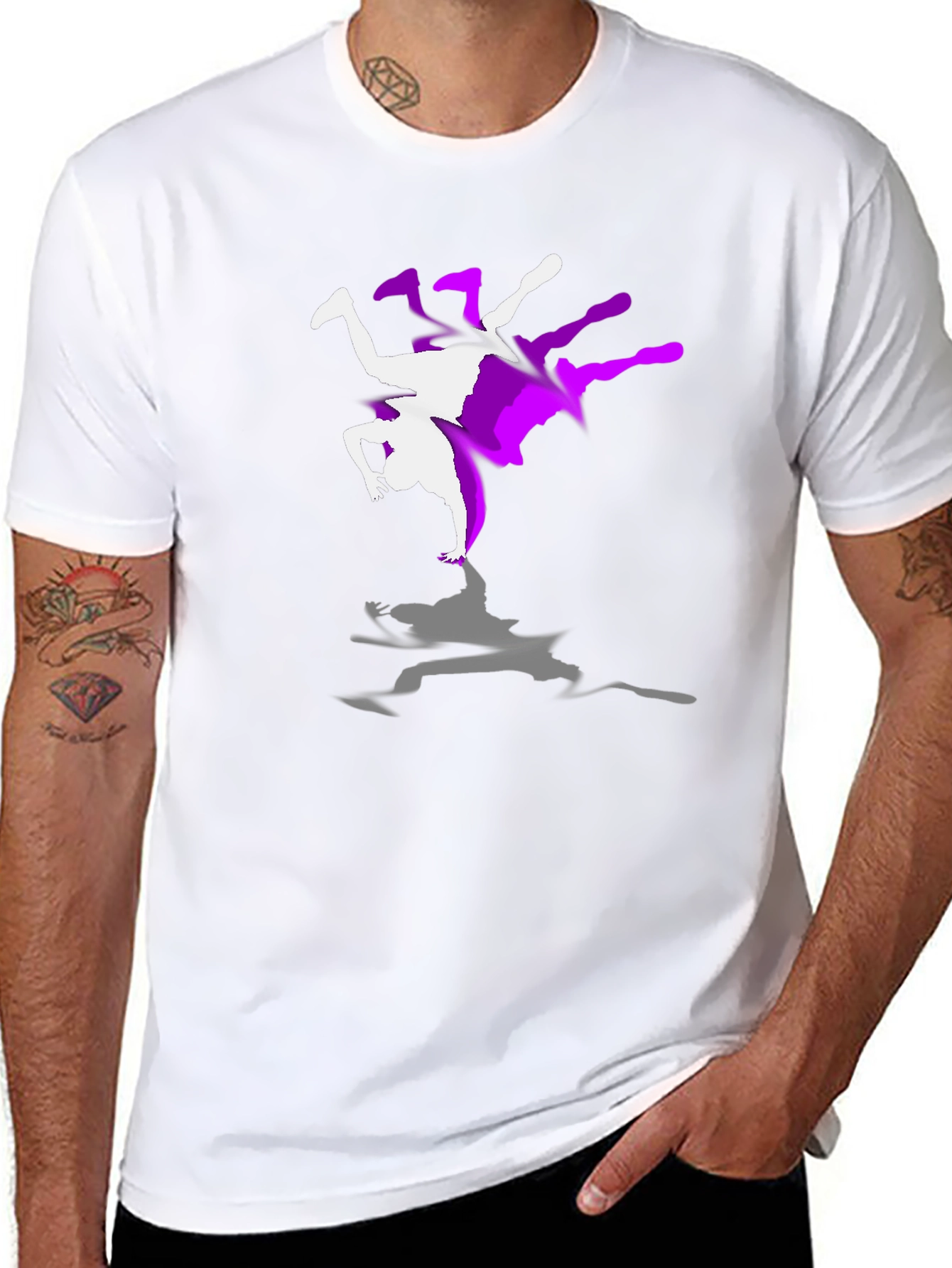 Breakdance Graphic T-Shirt - Cool Dance Tee