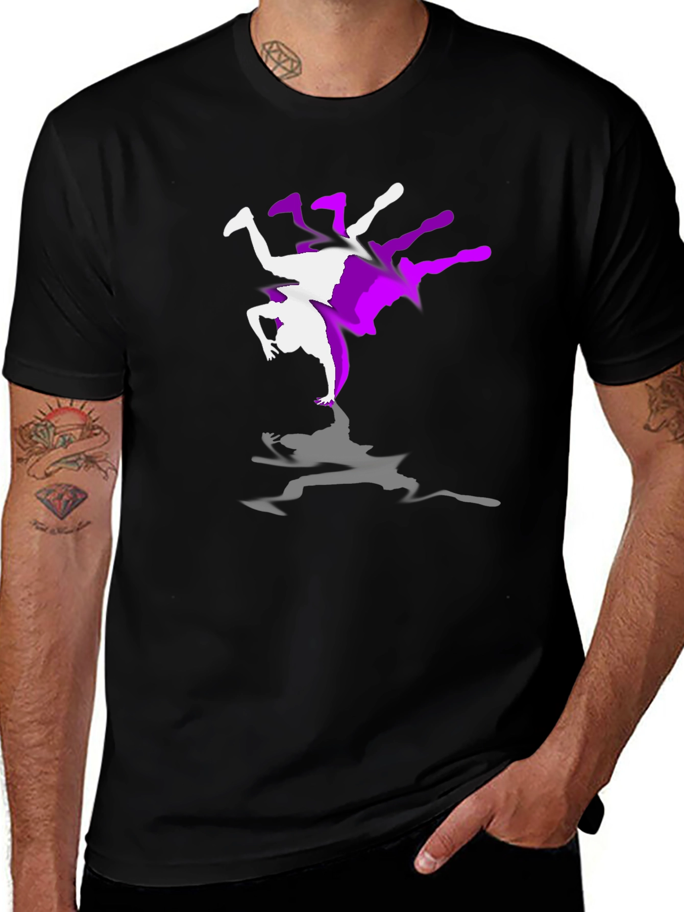 Breakdance Graphic T-Shirt - Cool Dance Tee