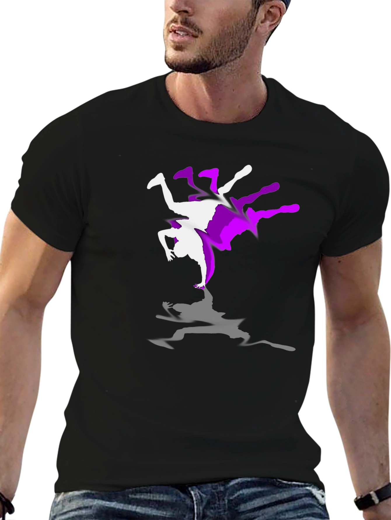 Breakdance Graphic T-Shirt - Cool Dance Tee