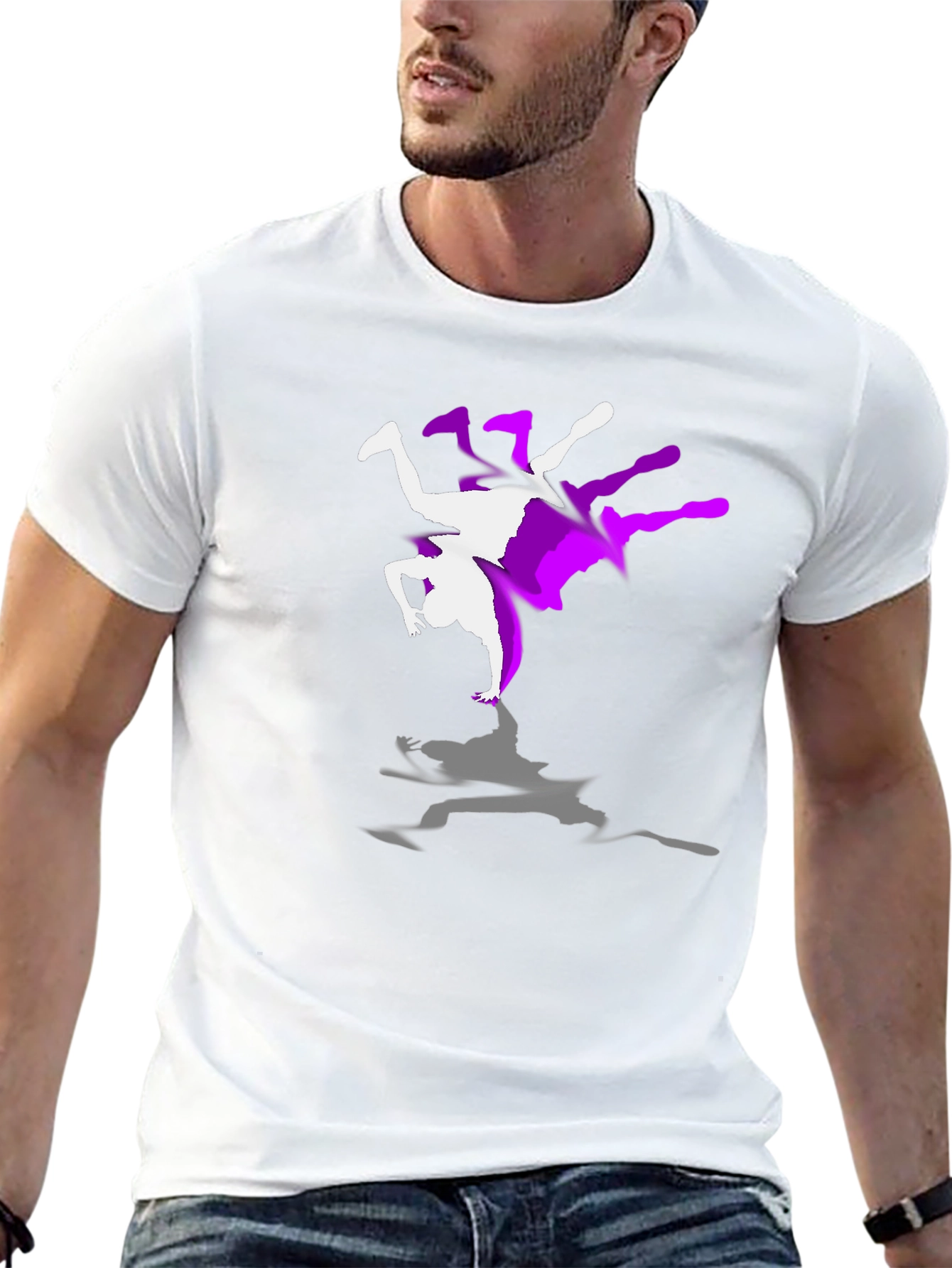 Breakdance Graphic T-Shirt - Cool Dance Tee